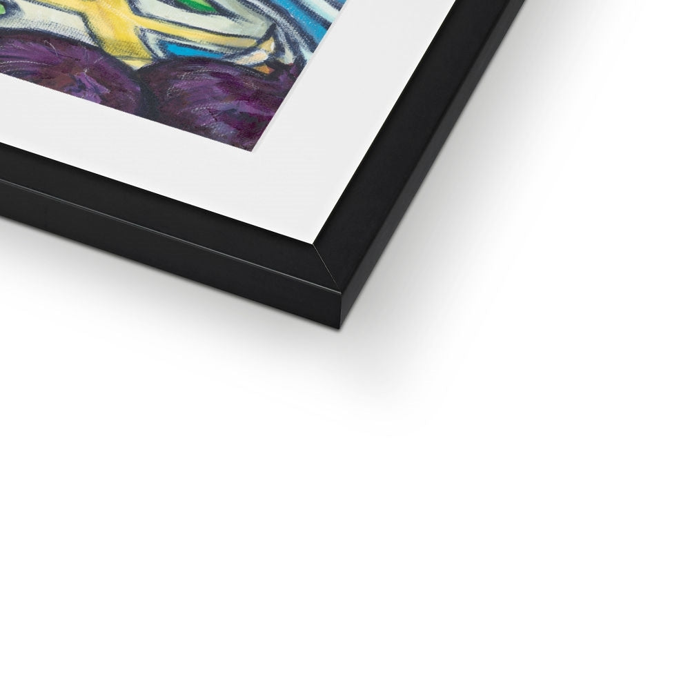 Framed Fine Art Print, White Mat - 8x6 10x8 12x8 inches | Still Life in Acrylic, FPH-1000-1104