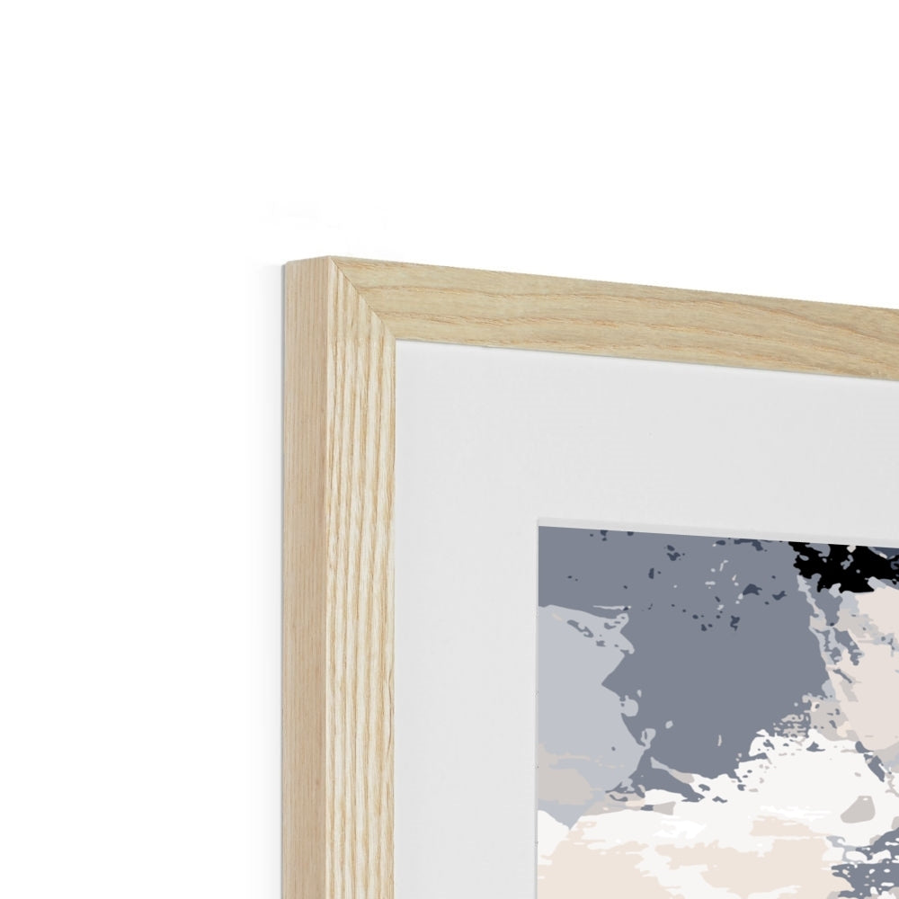 Framed Graphic Art Print, White Mat - 8x8 12x12 16x16 20x20 24x24 28x28 inches | FPS-1220-7693