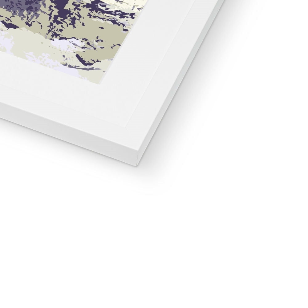 Framed Graphic Art Print, White Mat - 8x8 12x12 16x16 20x20 24x24 28x28 inches | FPS-1260-7691
