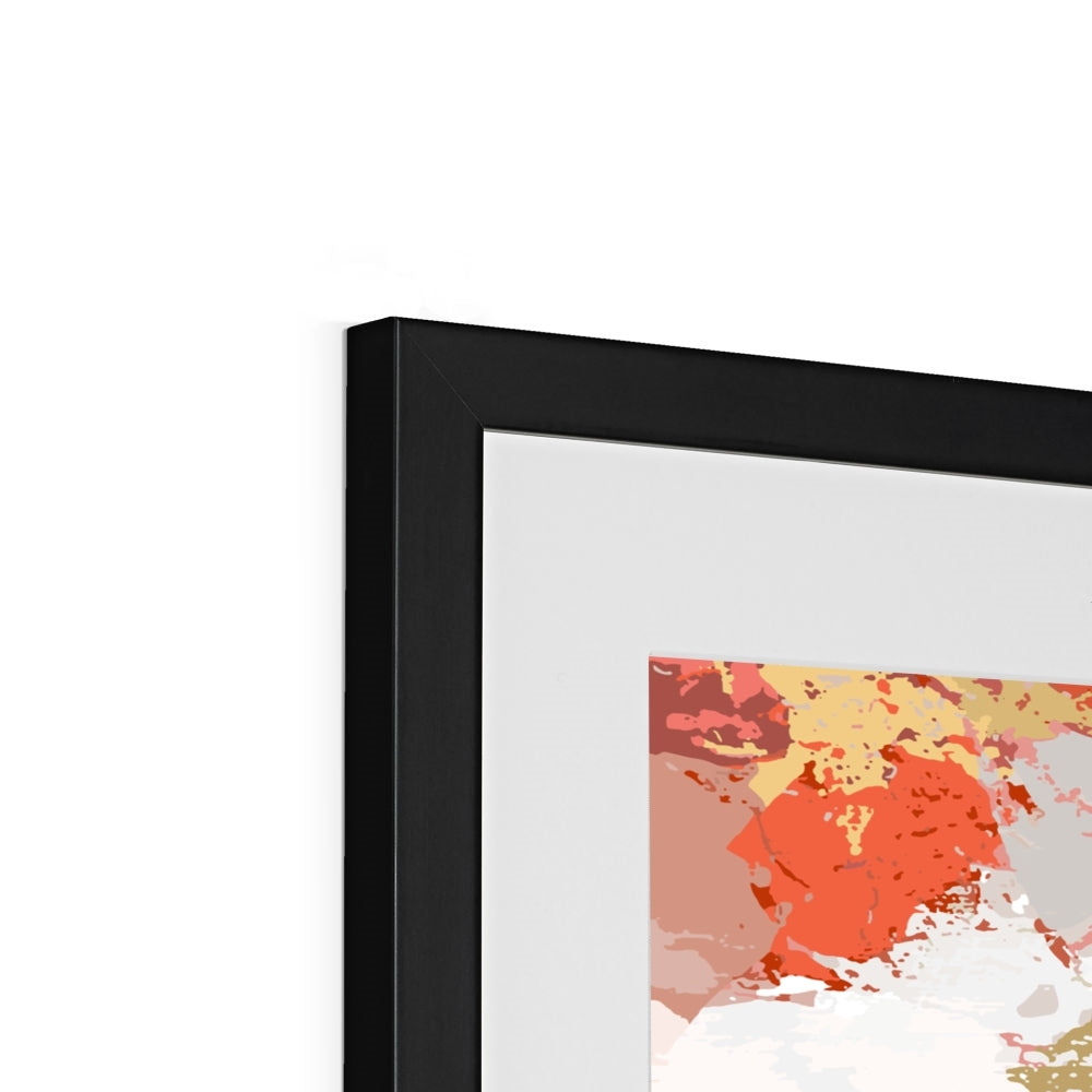 Framed Graphic Art Print, White Mat - 8x8 12x12 16x16 20x20 24x24 28x28 inches | FPS-1130-7693