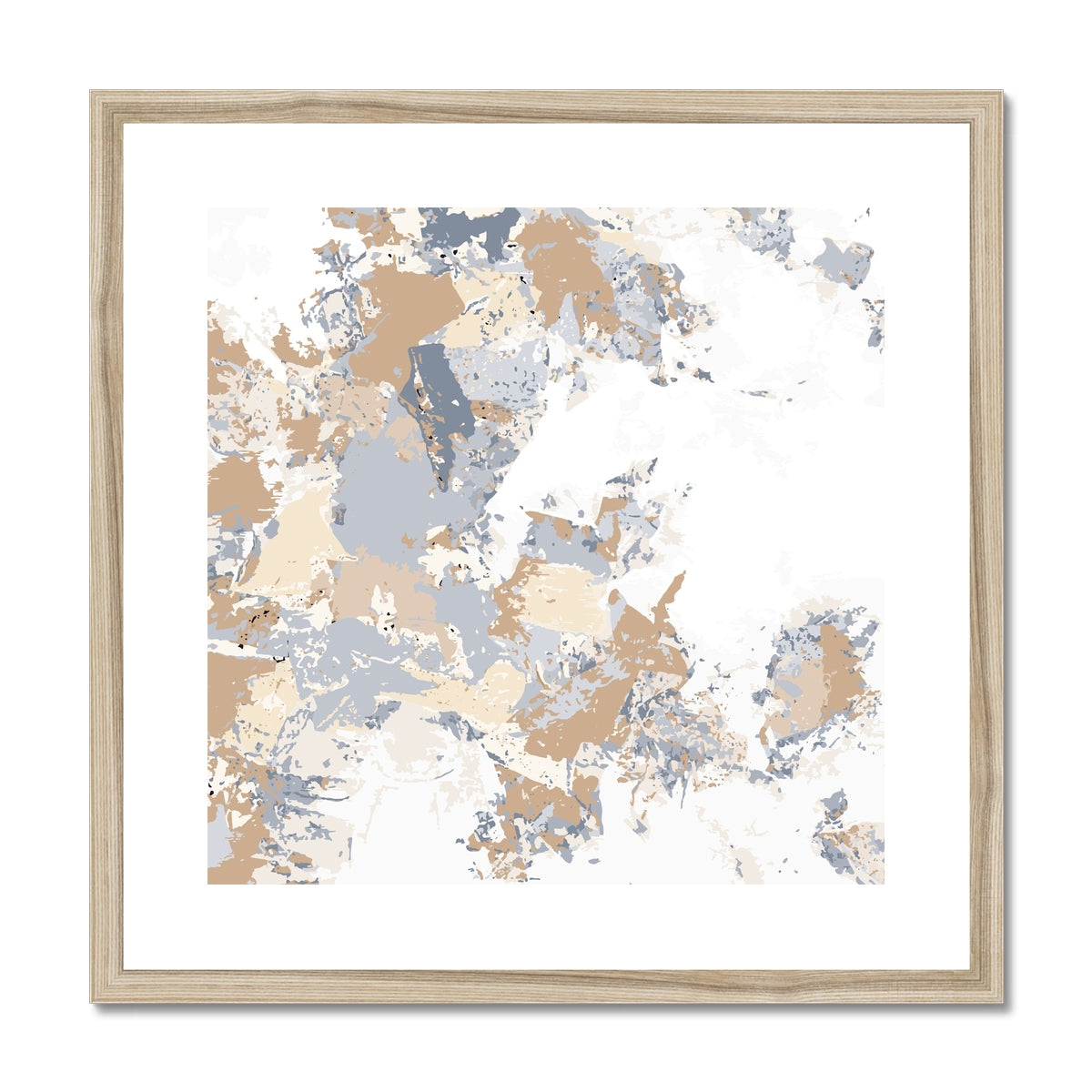 Framed Graphic Art Print, White Mat - 8x8 12x12 16x16 20x20 24x24 28x28 inches | FPS-1160-7695