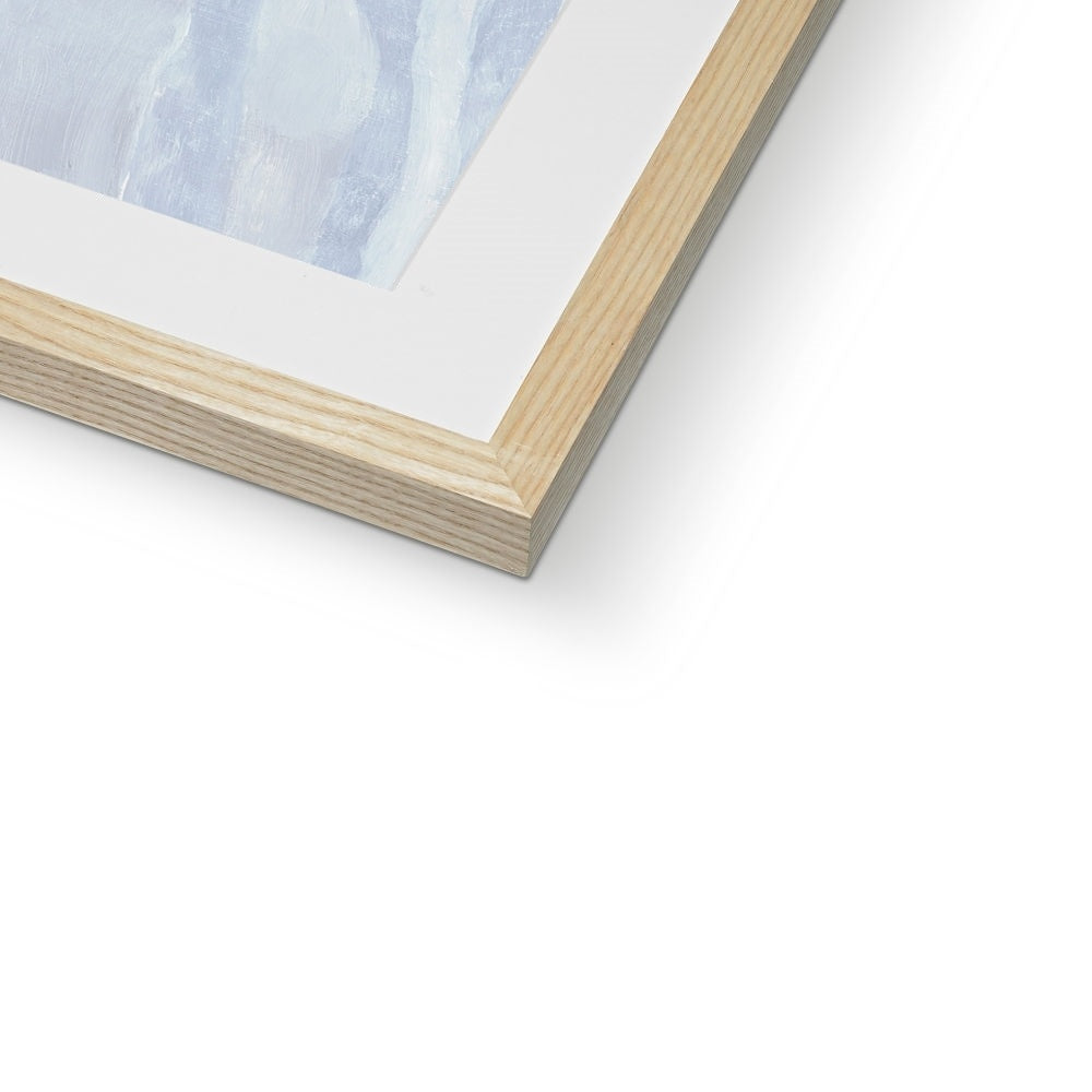 Framed Fine Art Print, White Mat - 8x12 12x16 12x18 inches | Yellow Tulips in Acrylic, FPV-1120-004