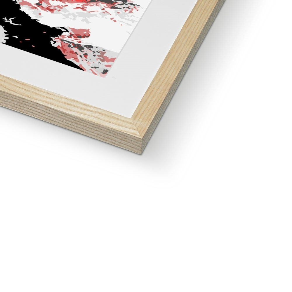 Framed Graphic Art Print, White Mat - 8x8 12x12 16x16 20x20 24x24 28x28 inches | FPS-1190-7695