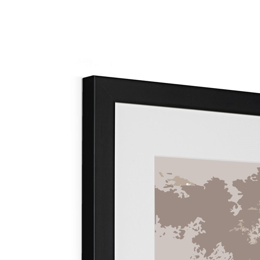 Framed Graphic Art Print, White Mat - 8x8 12x12 16x16 20x20 24x24 28x28 inches | FPS-1160-7691