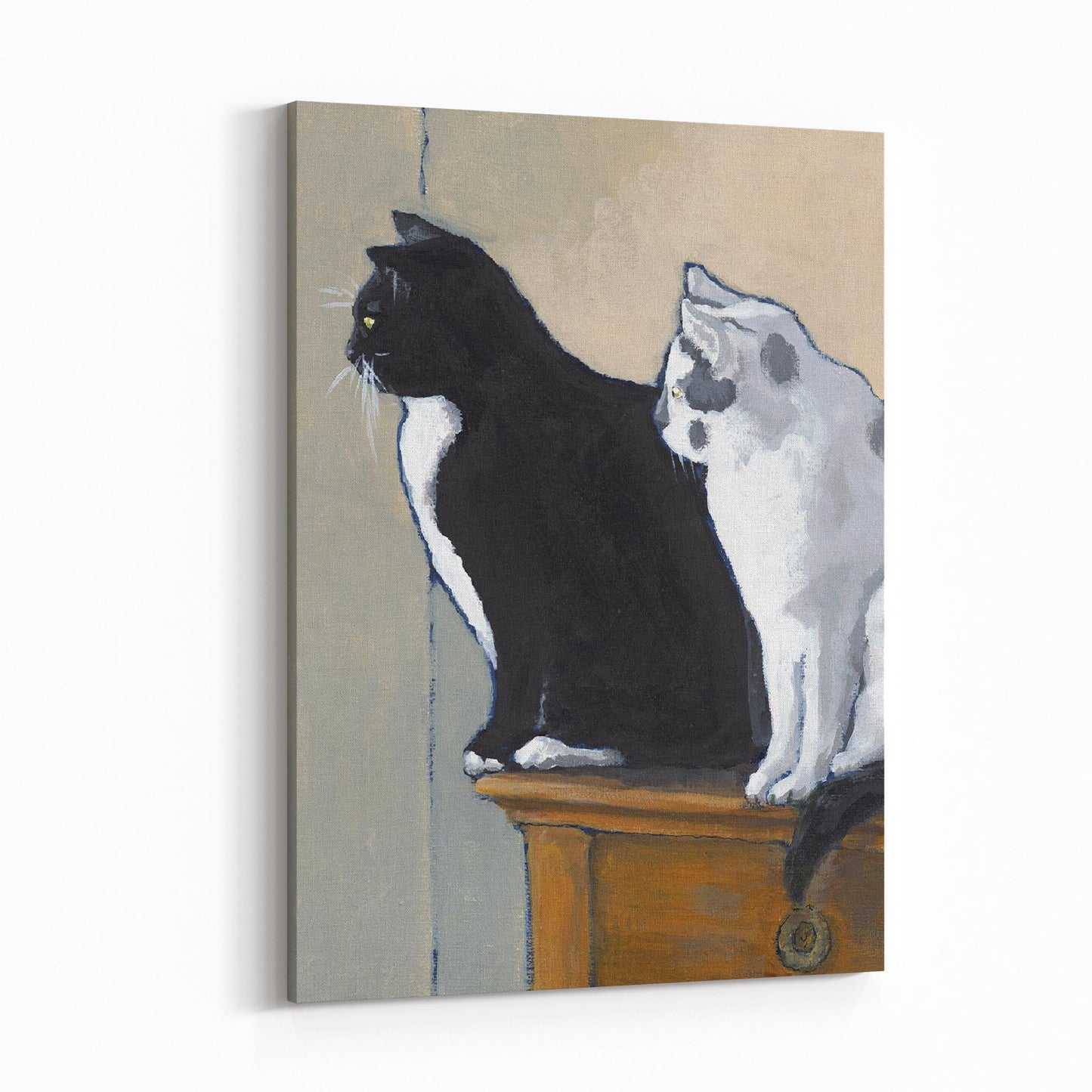 Panda & Koala - 6"x8" Slim Canvas Fine Art Print