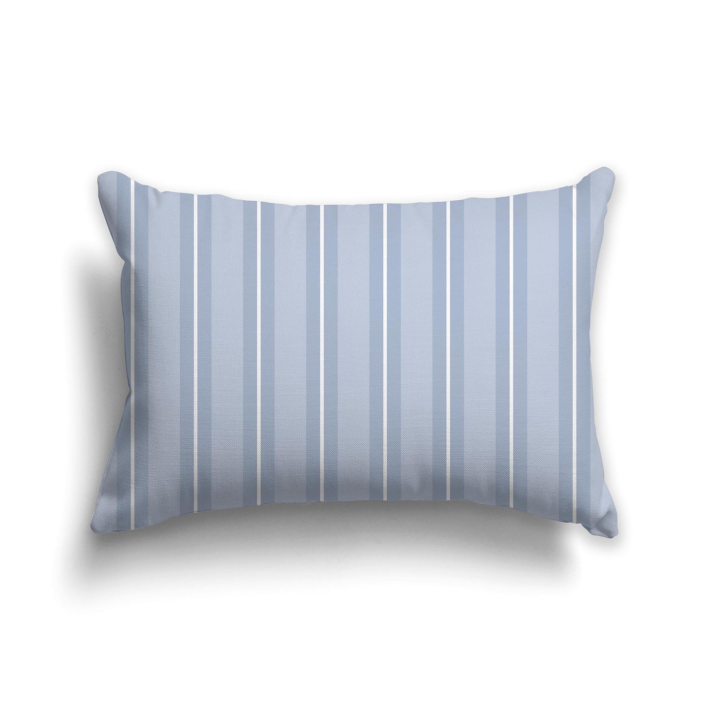 Lumbar Throw Pillow with Multistripe Bars