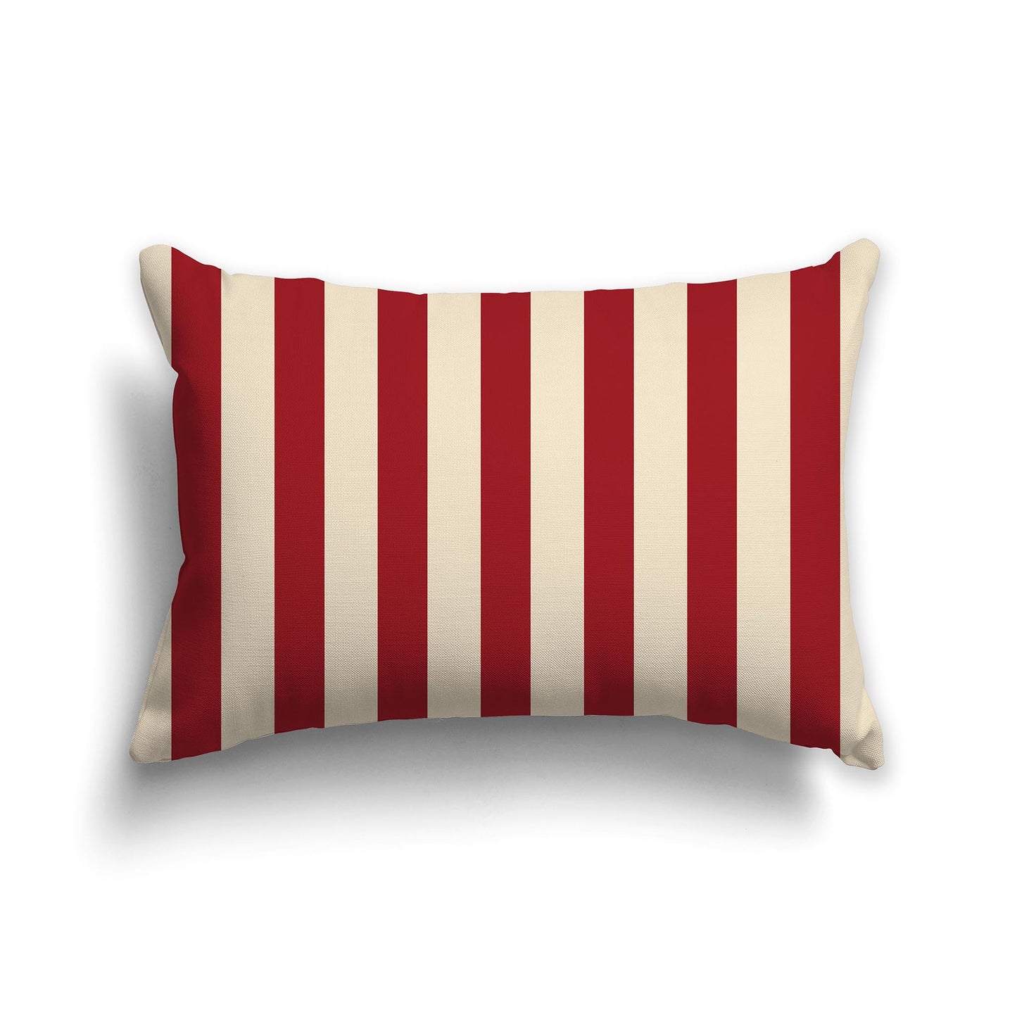20x14 inch Throw Pillow with Red Bars on Front