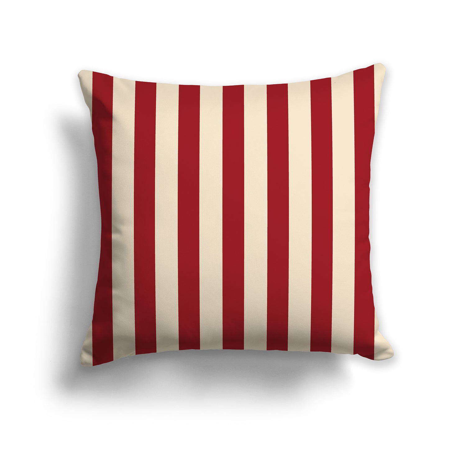 20x20 inch Throw Pillow with Red Bars on Front