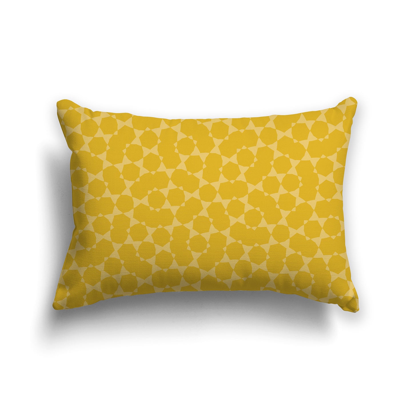 20x14 inch Throw Pillow with two-tone-orange pattern