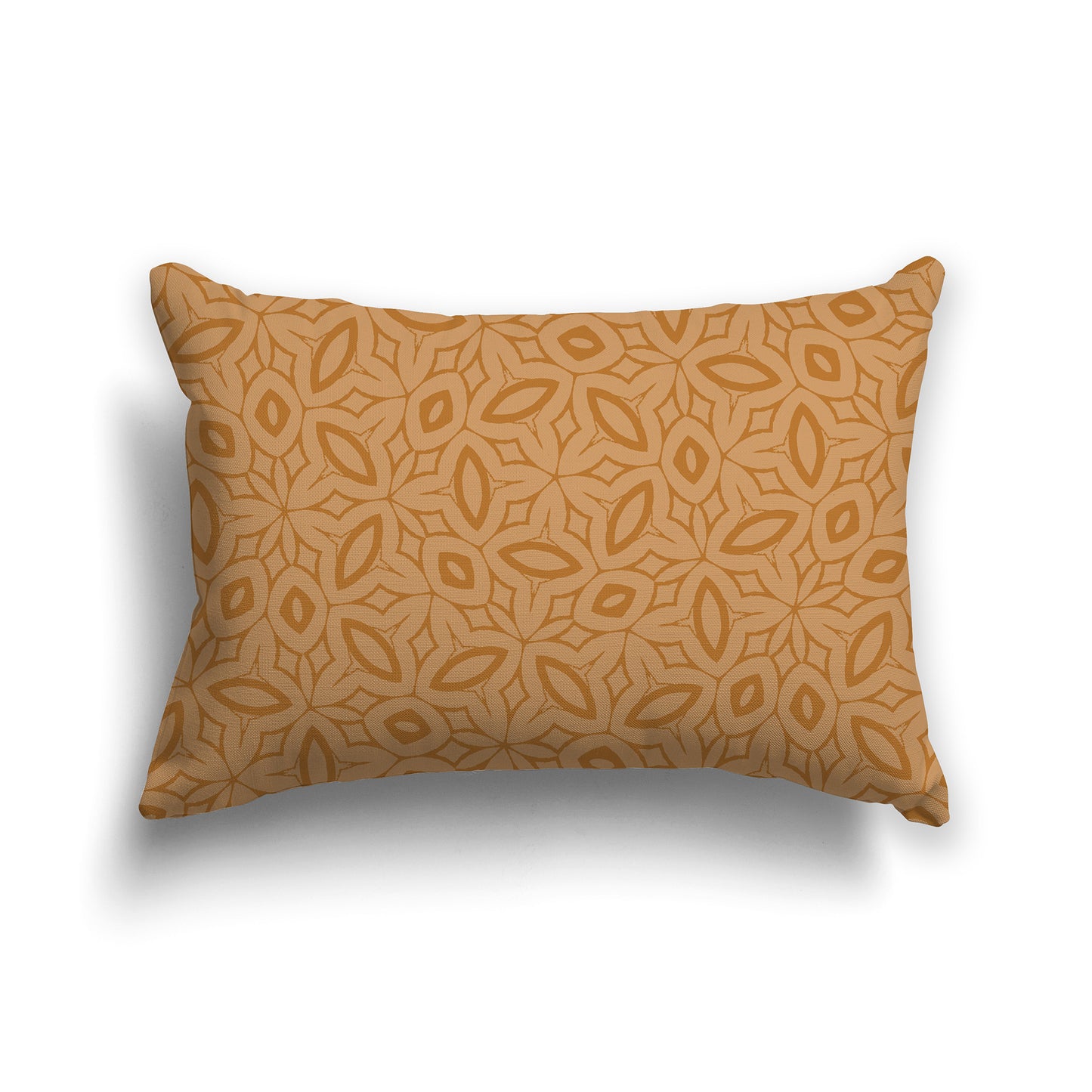 20x14 inch Throw Pillow with Two-tone brown pattern