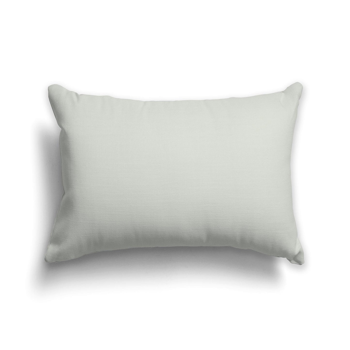 Lumbar Throw Pillow in Solid Pale Green