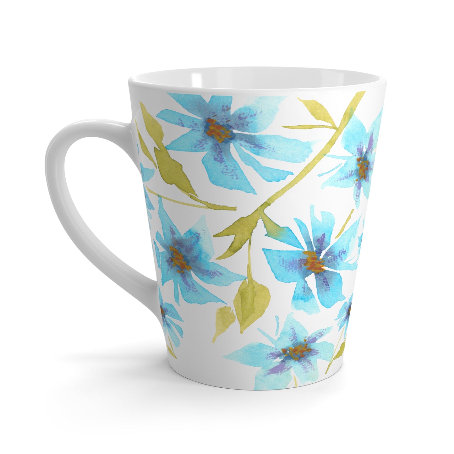 12oz Fine Art Watercolor Latte Mug | LM-1434