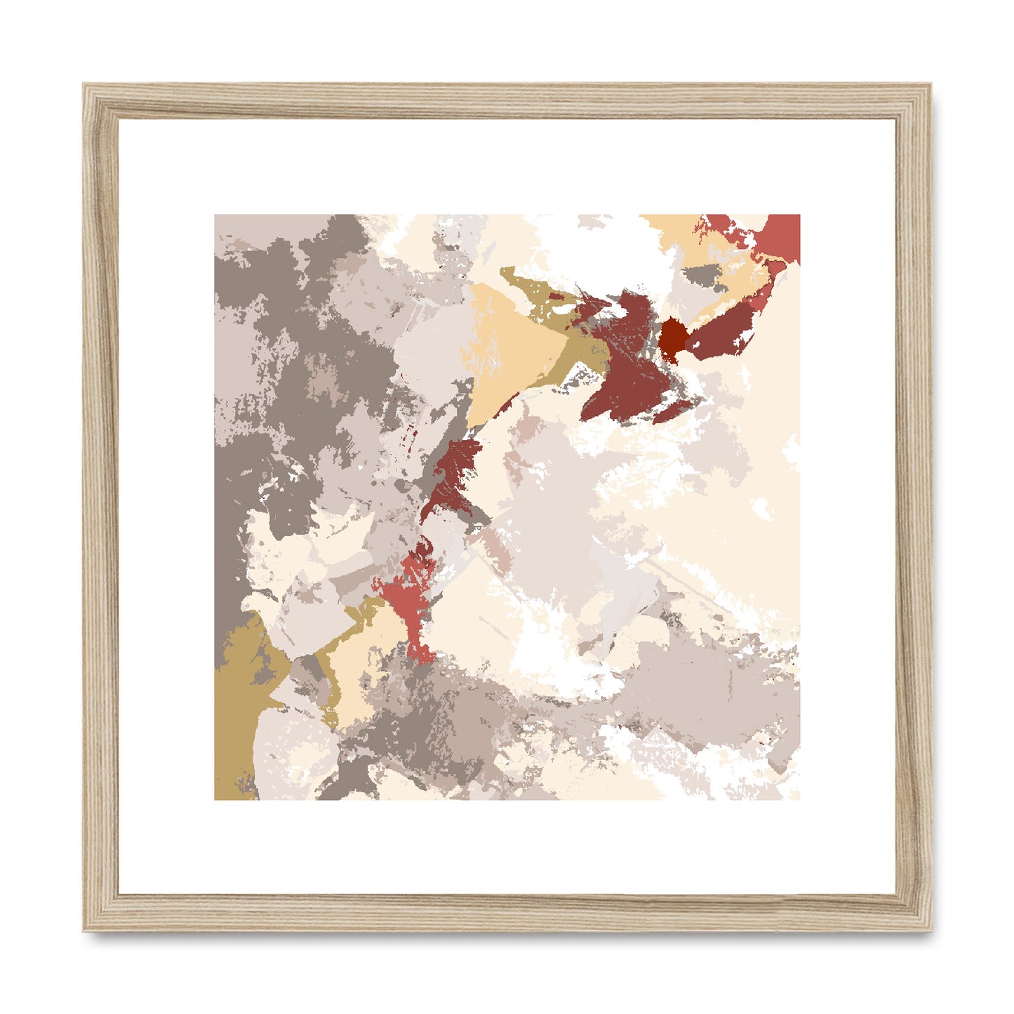 Framed Graphic Art Print, White Mat - 8x8 12x12 16x16 20x20 24x24 28x28 inches | FPS-1130-7691