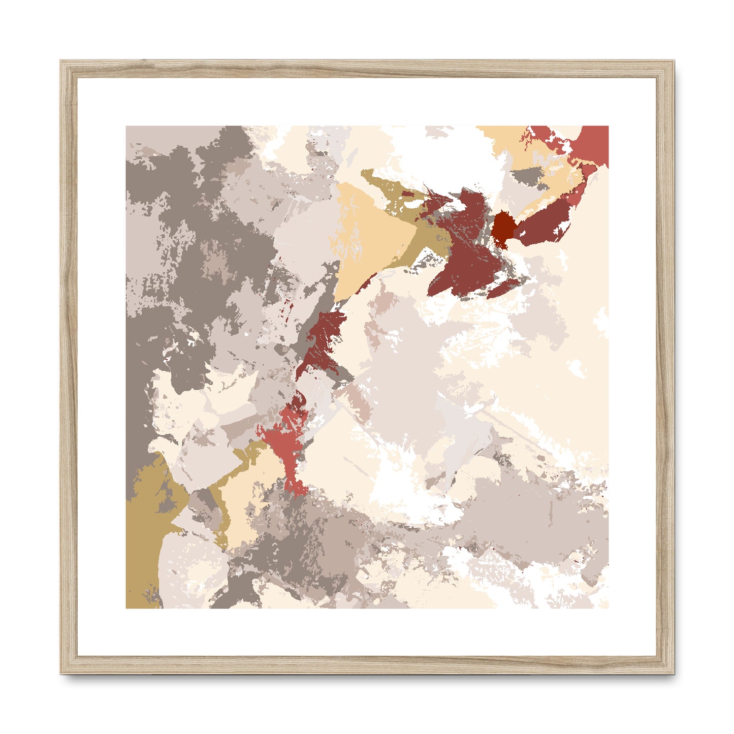 Framed Graphic Art Print, White Mat - 8x8 12x12 16x16 20x20 24x24 28x28 inches | FPS-1130-7691