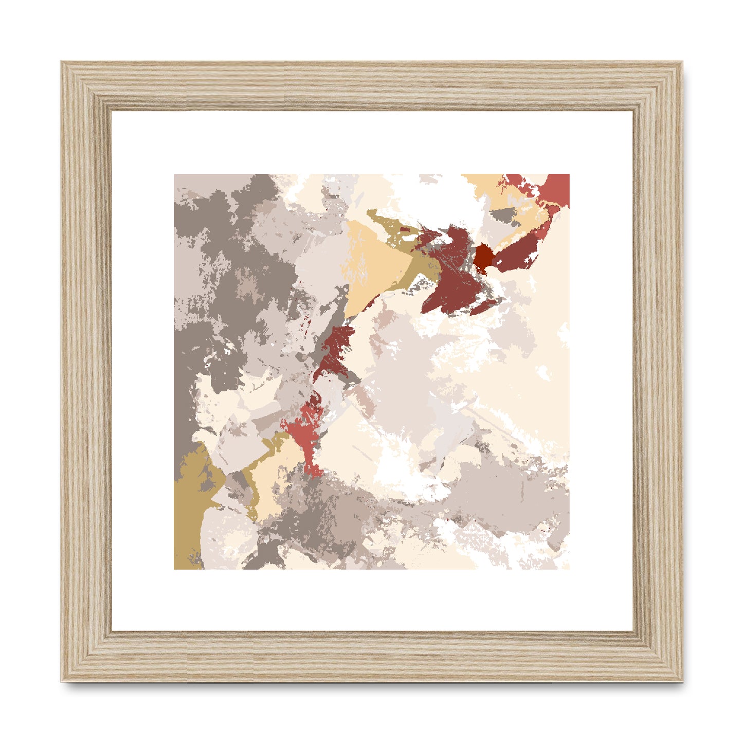 Framed Graphic Art Print, White Mat - 8x8 12x12 16x16 20x20 24x24 28x28 inches | FPS-1130-7691