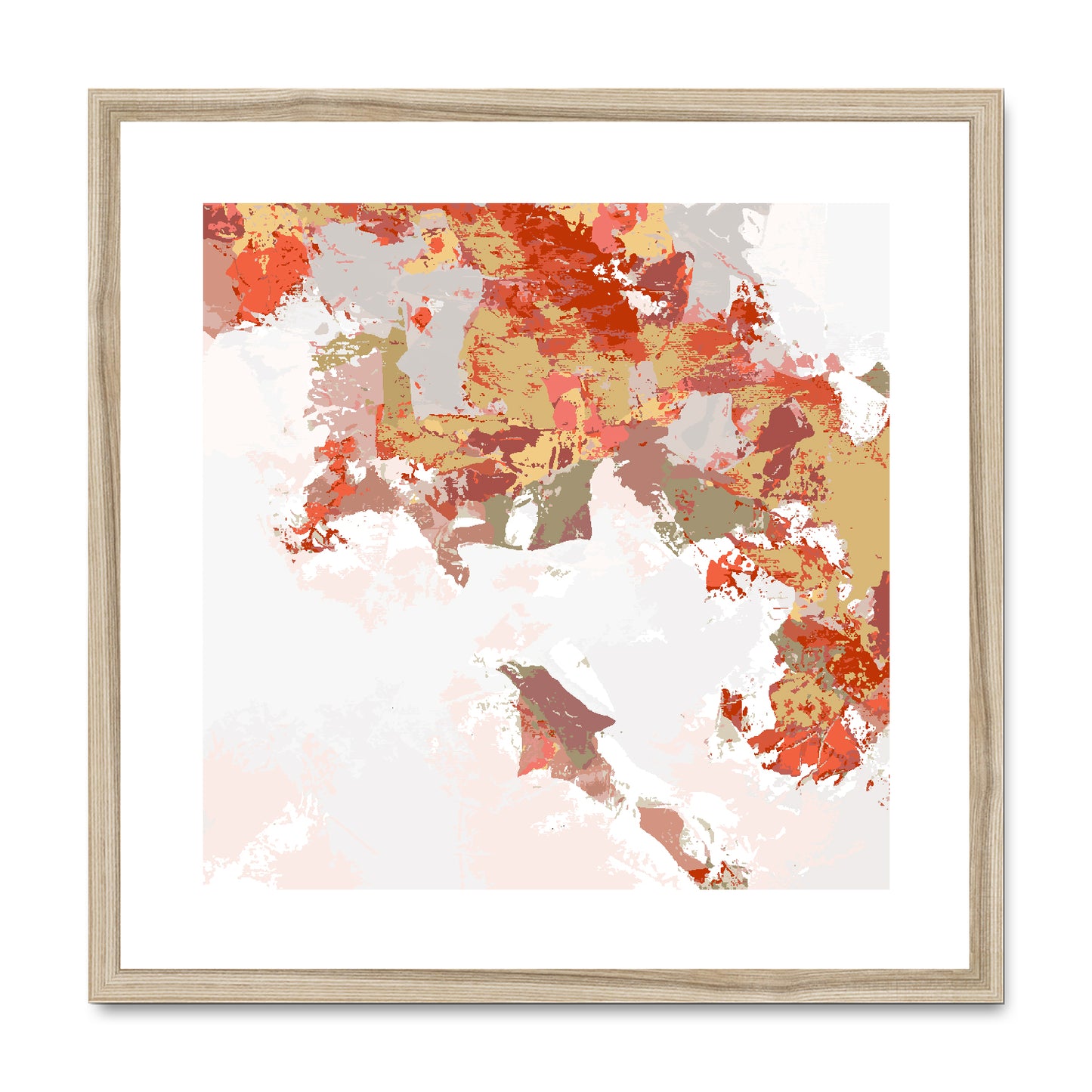 Framed Graphic Art Print, White Mat - 8x8 12x12 16x16 20x20 24x24 28x28 inches | FPS-1130-7693