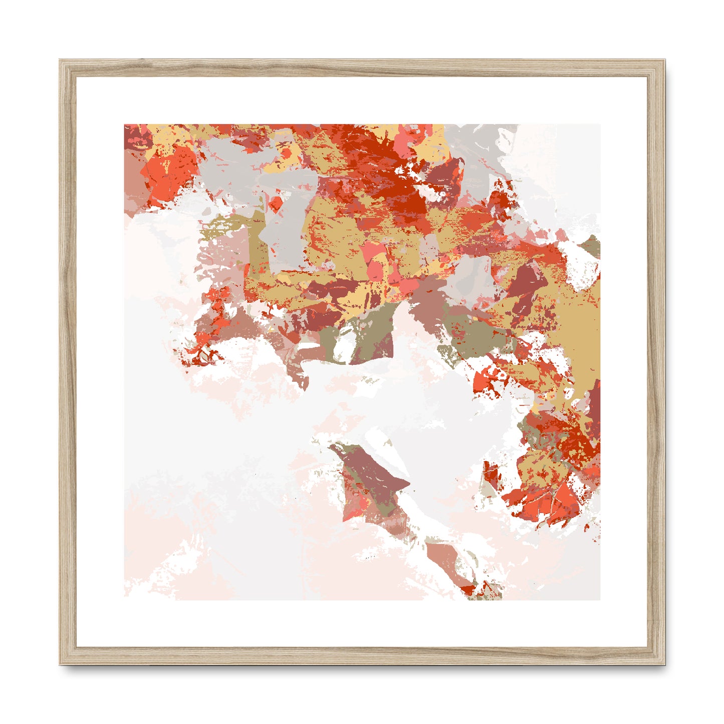Framed Graphic Art Print, White Mat - 8x8 12x12 16x16 20x20 24x24 28x28 inches | FPS-1130-7693