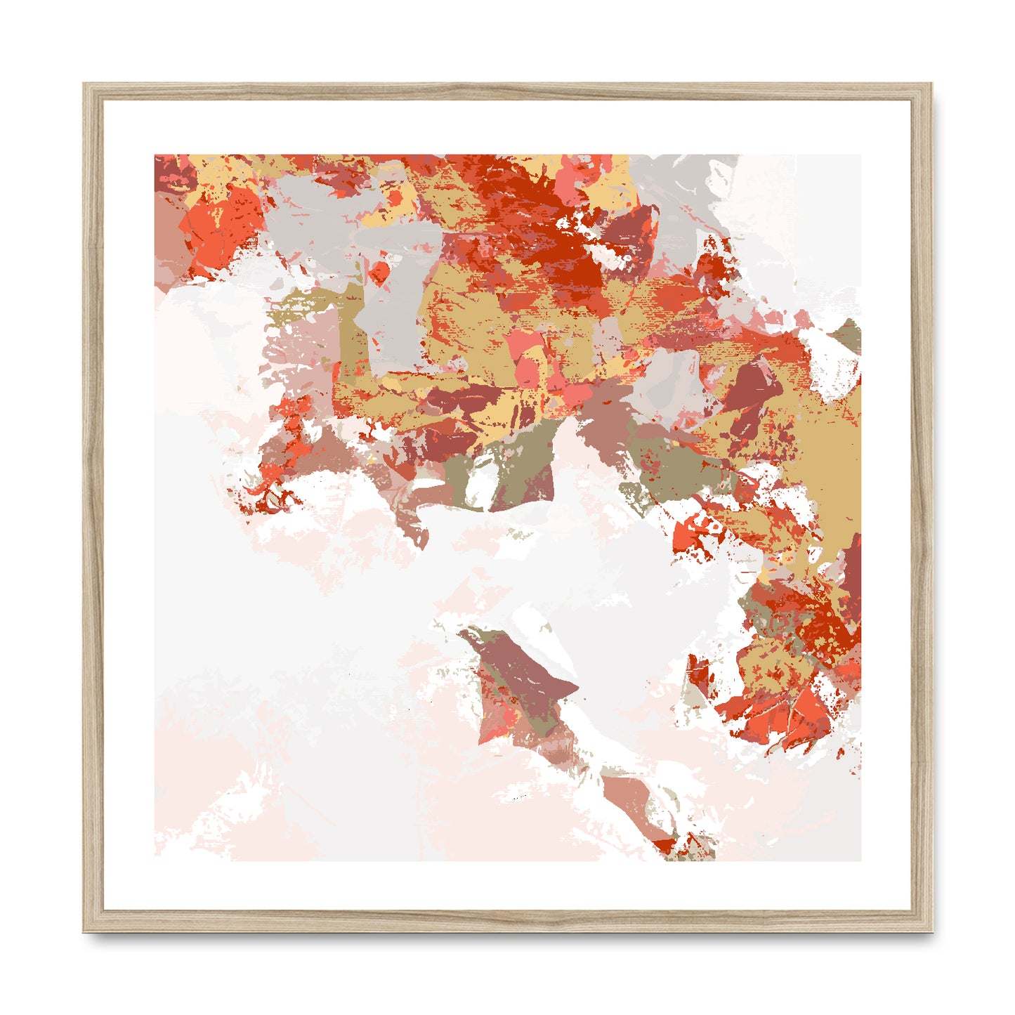 Framed Graphic Art Print, White Mat - 8x8 12x12 16x16 20x20 24x24 28x28 inches | FPS-1130-7693