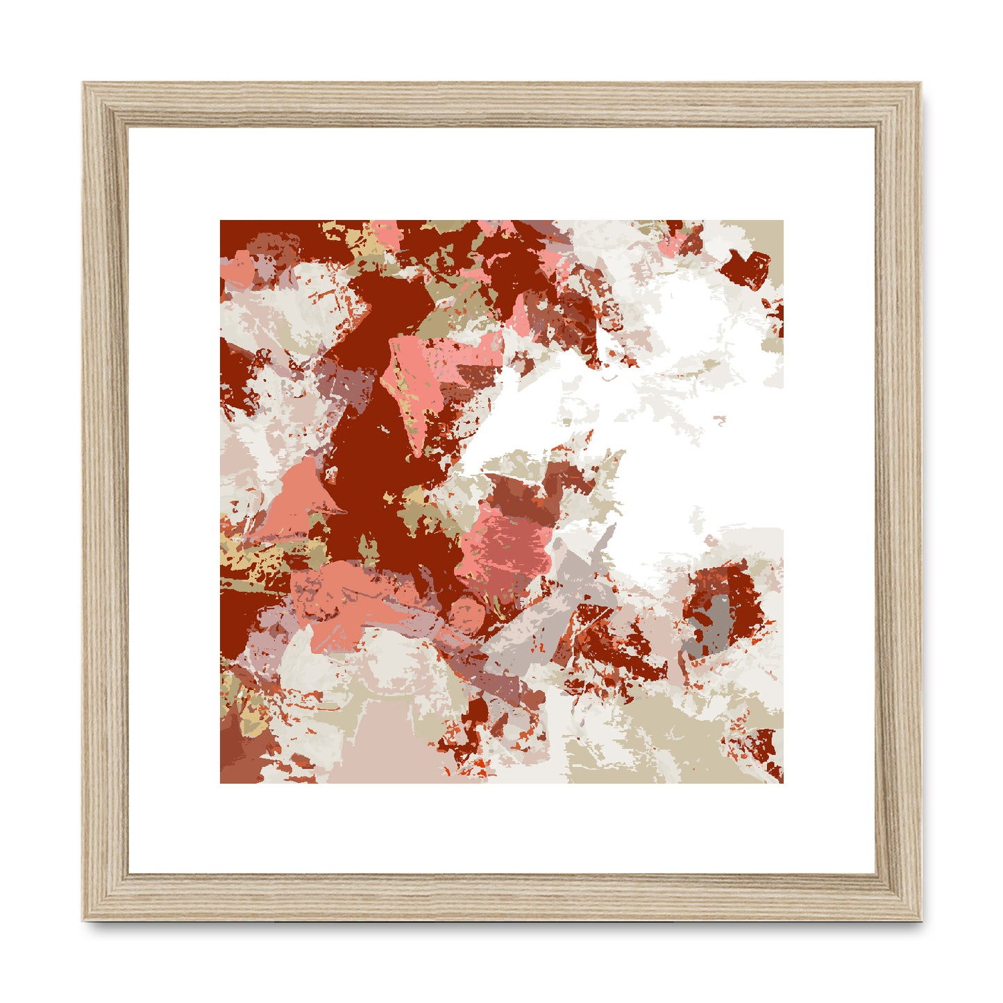 Framed Graphic Art Print, White Mat - 8x8 12x12 16x16 20x20 24x24 28x28 inches | FPS-1130-7695