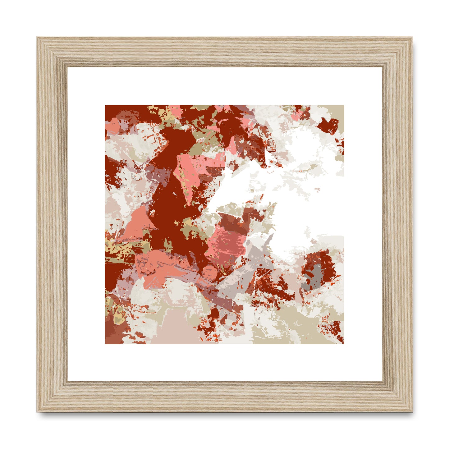 Framed Graphic Art Print, White Mat - 8x8 12x12 16x16 20x20 24x24 28x28 inches | FPS-1130-7695