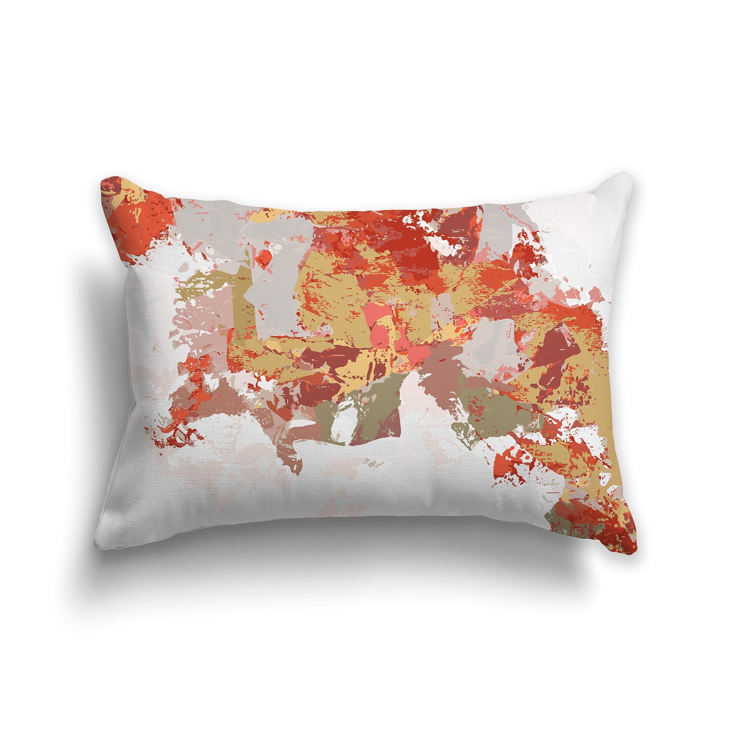 Lumbar Throw Pillow featuring graphic art from the Mediterranean Collection