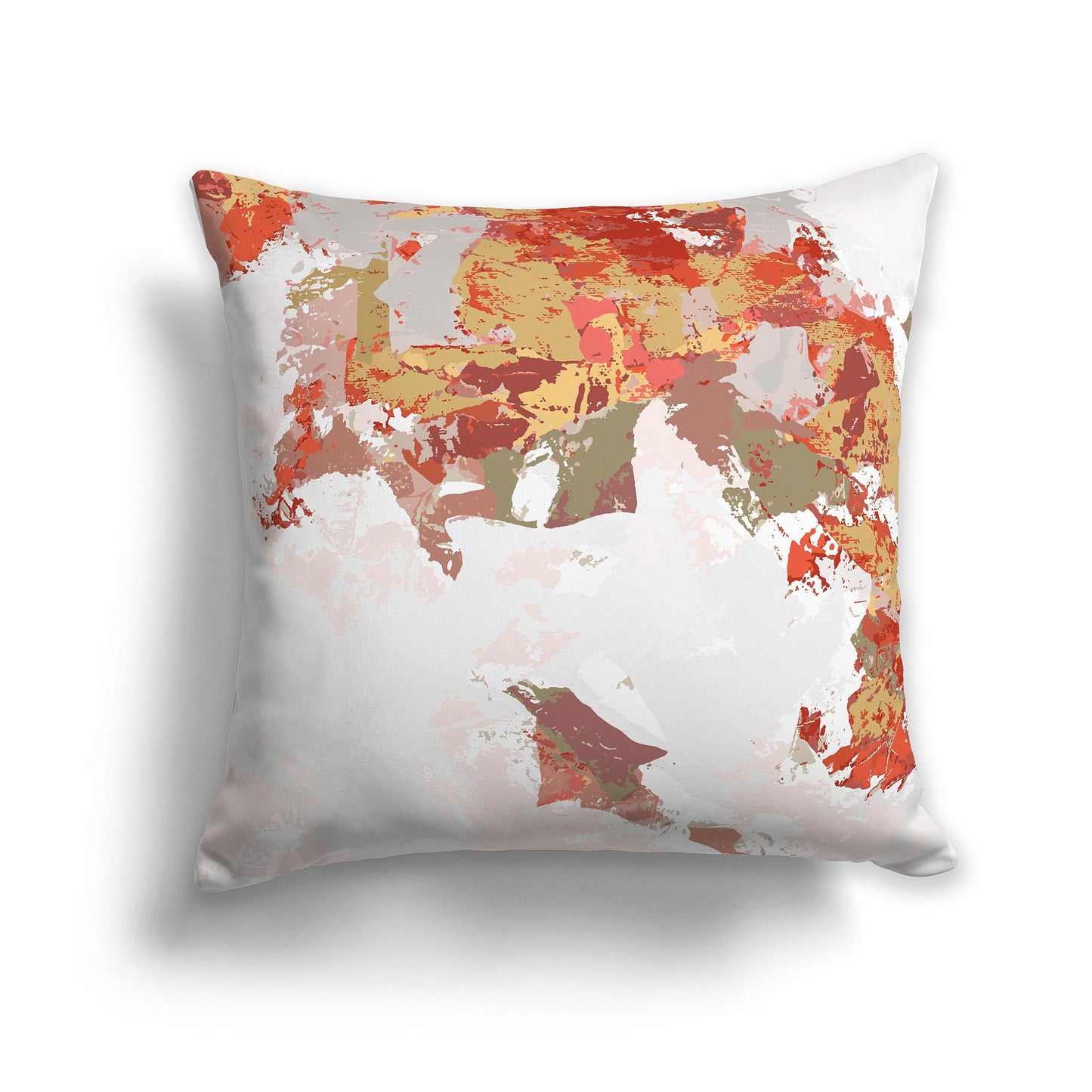 Square Throw Pillow featuring graphic art from the Mediterranean Collection