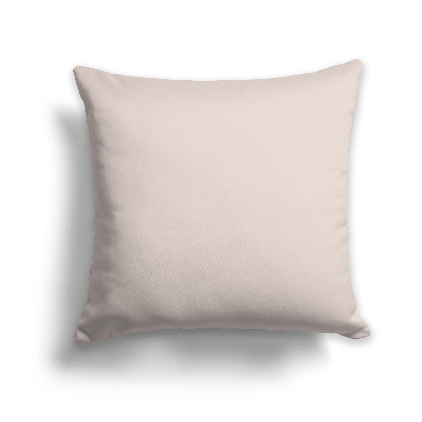 Square Throw Pillow in Solid Taupe