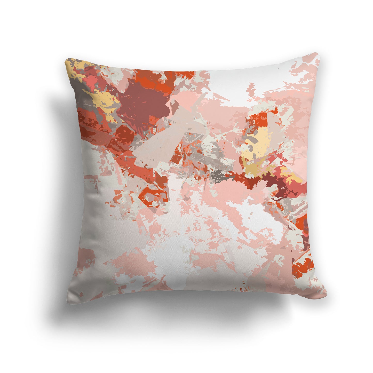 Square Throw Pillow featuring graphic art from the Sea Coral Collection