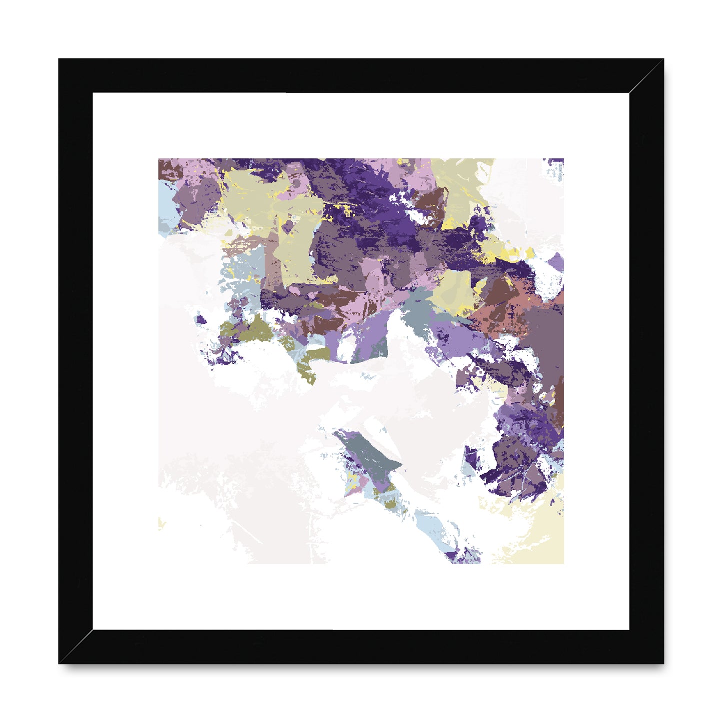 Framed Graphic Art Print, White Mat - 8x8 12x12 16x16 20x20 24x24 28x28 inches | FPS-1140-7693