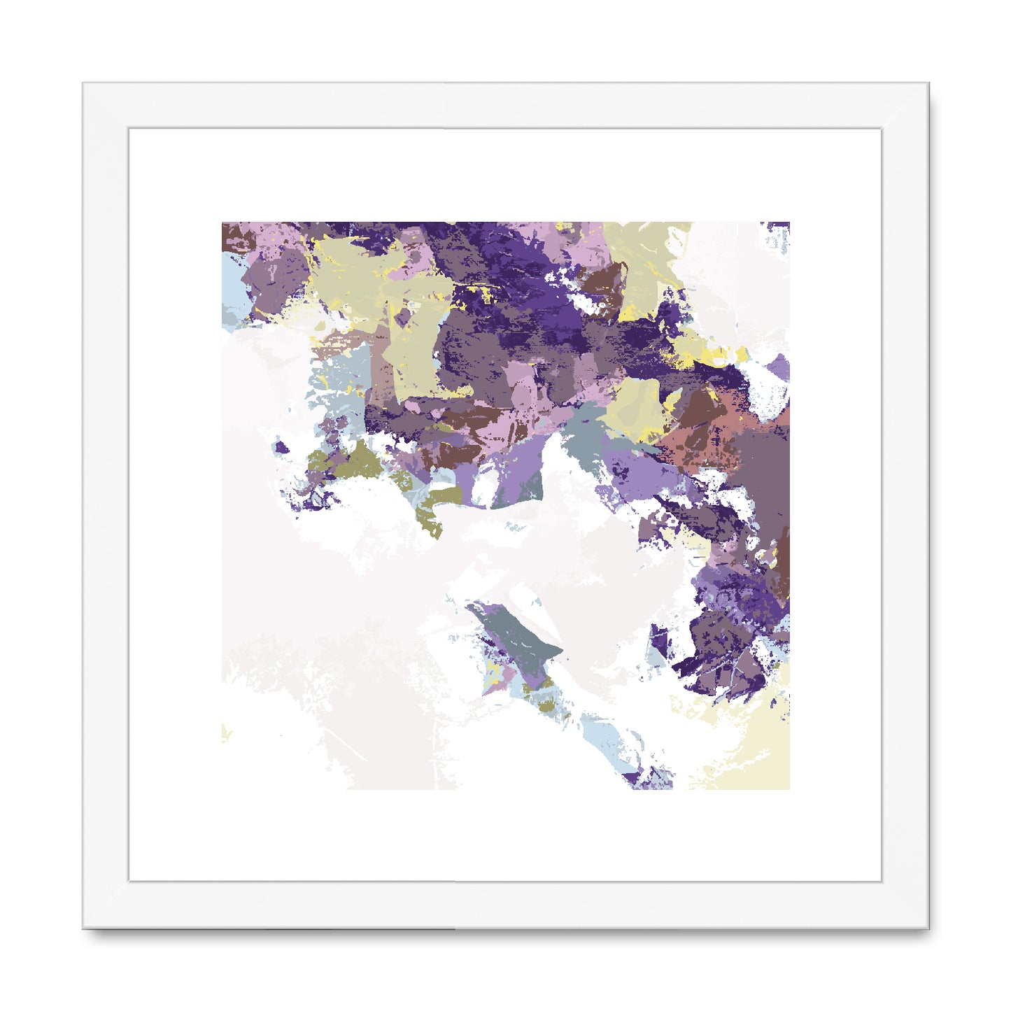 Framed Graphic Art Print, White Mat - 8x8 12x12 16x16 20x20 24x24 28x28 inches | FPS-1140-7693