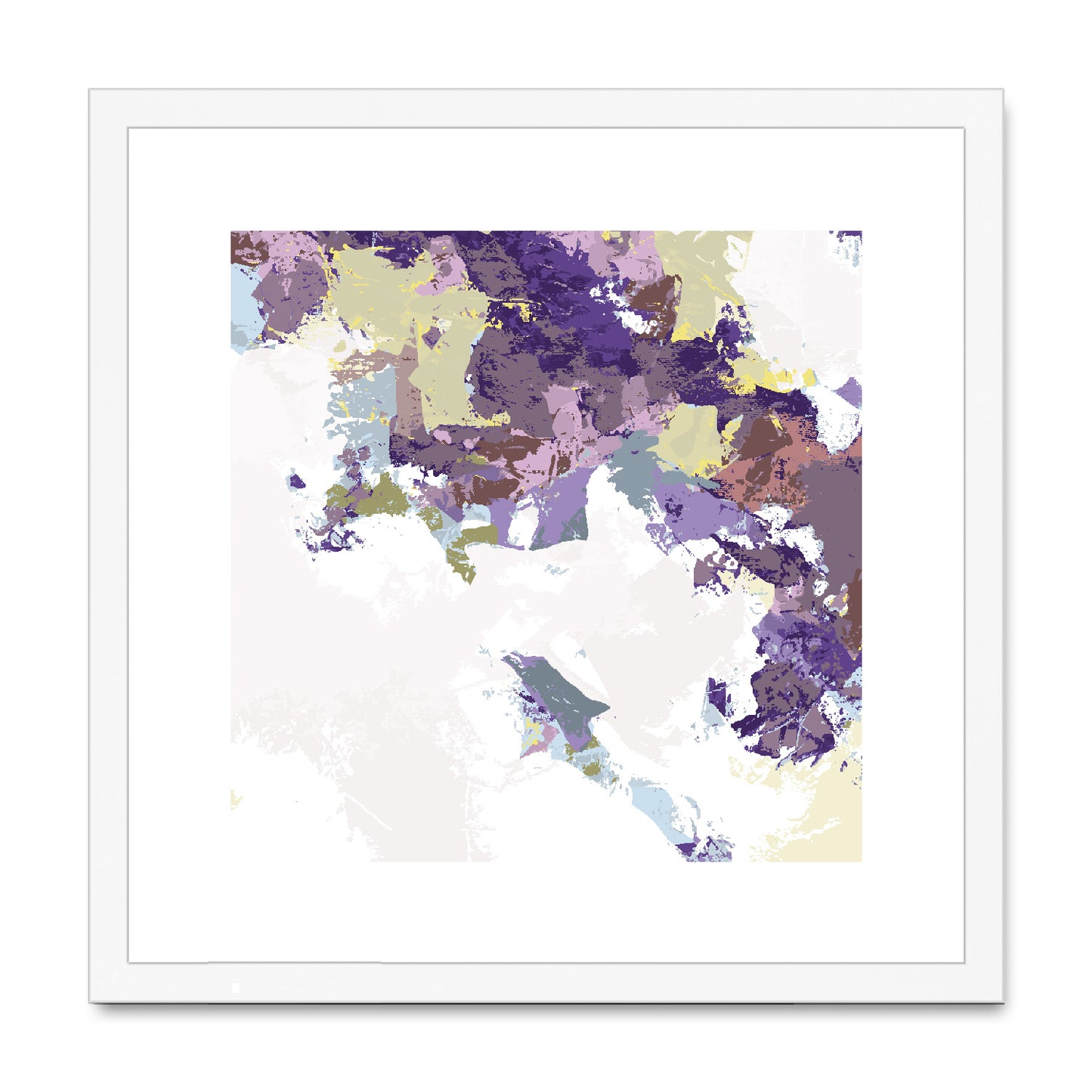 Framed Graphic Art Print, White Mat - 8x8 12x12 16x16 20x20 24x24 28x28 inches | FPS-1140-7693