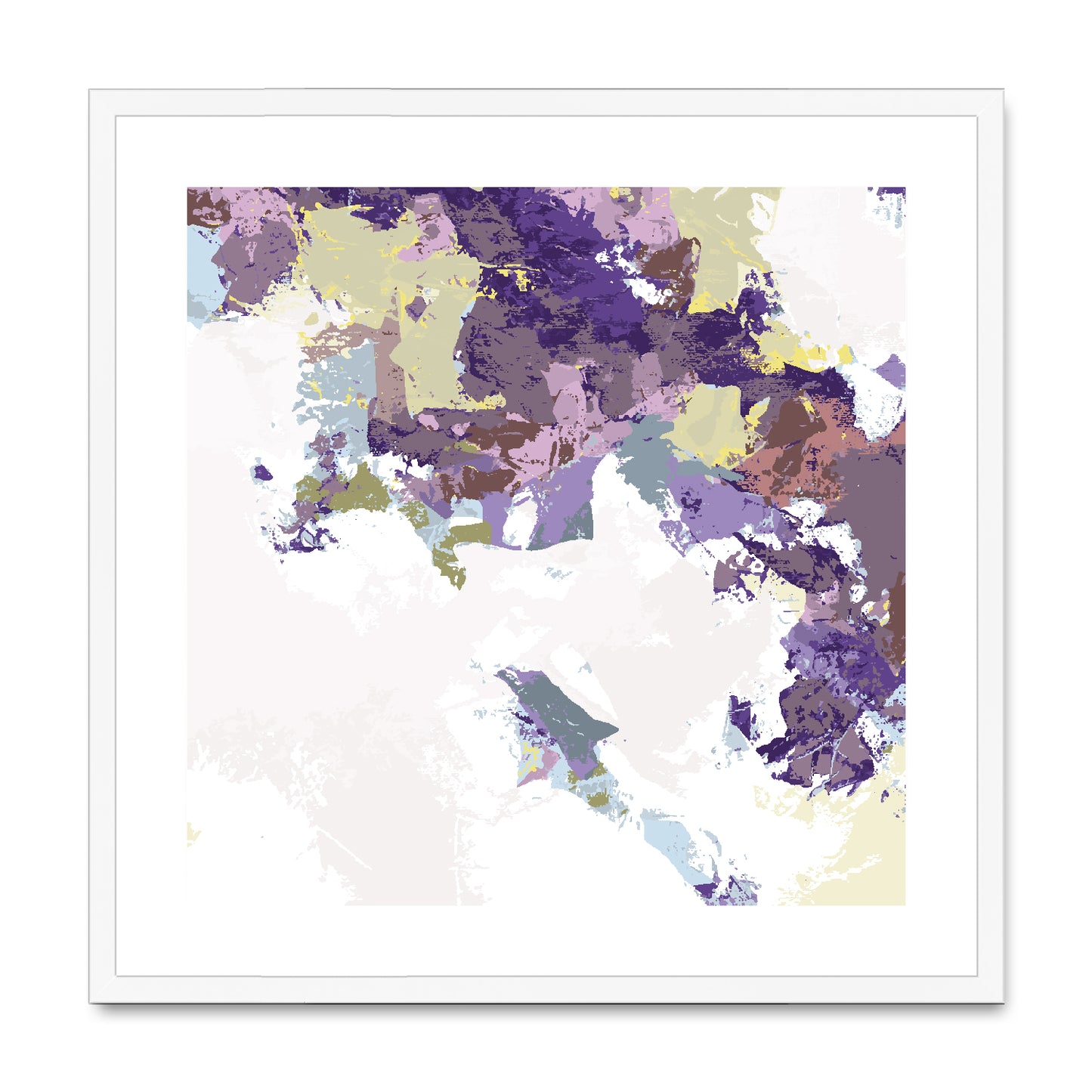 Framed Graphic Art Print, White Mat - 8x8 12x12 16x16 20x20 24x24 28x28 inches | FPS-1140-7693