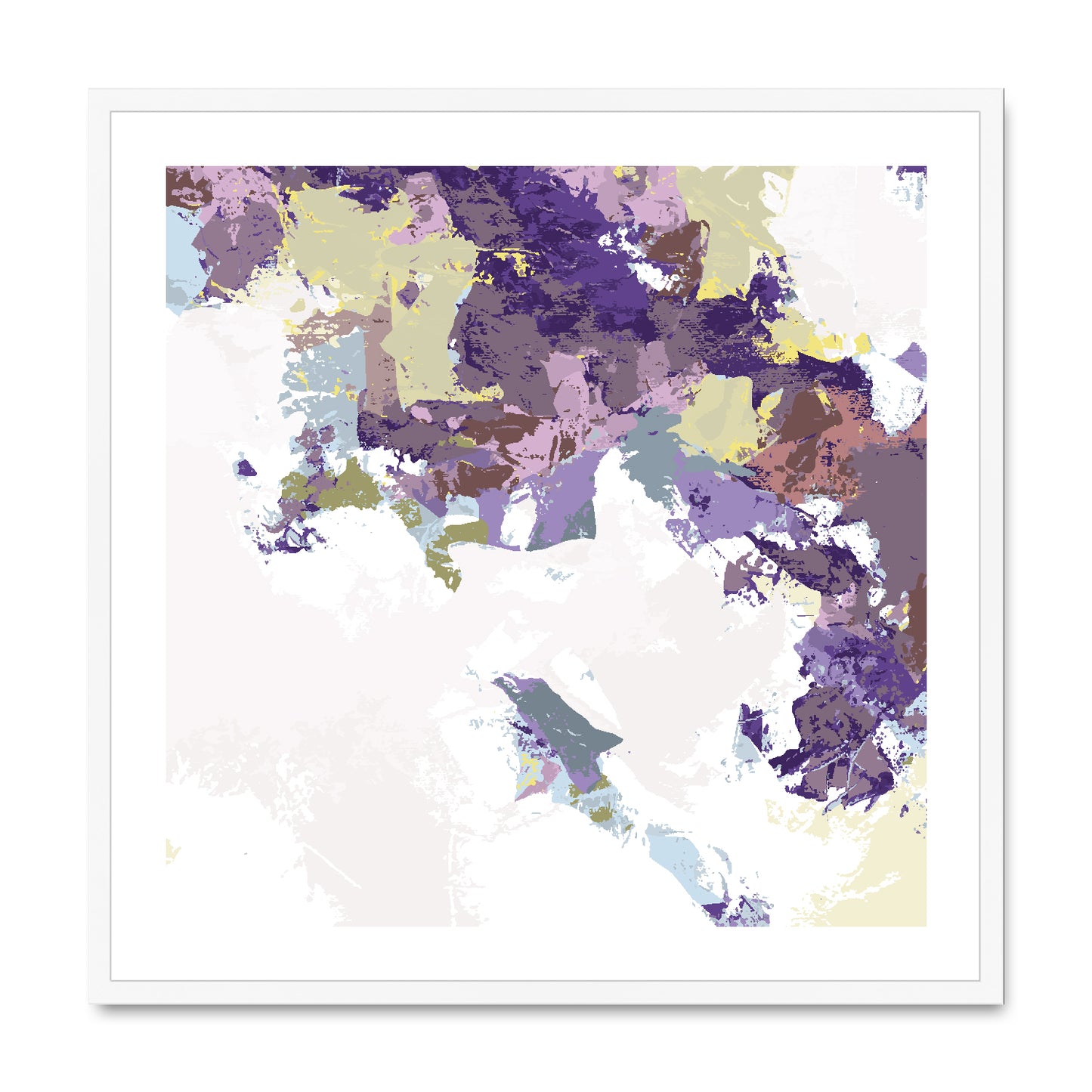 Framed Graphic Art Print, White Mat - 8x8 12x12 16x16 20x20 24x24 28x28 inches | FPS-1140-7693