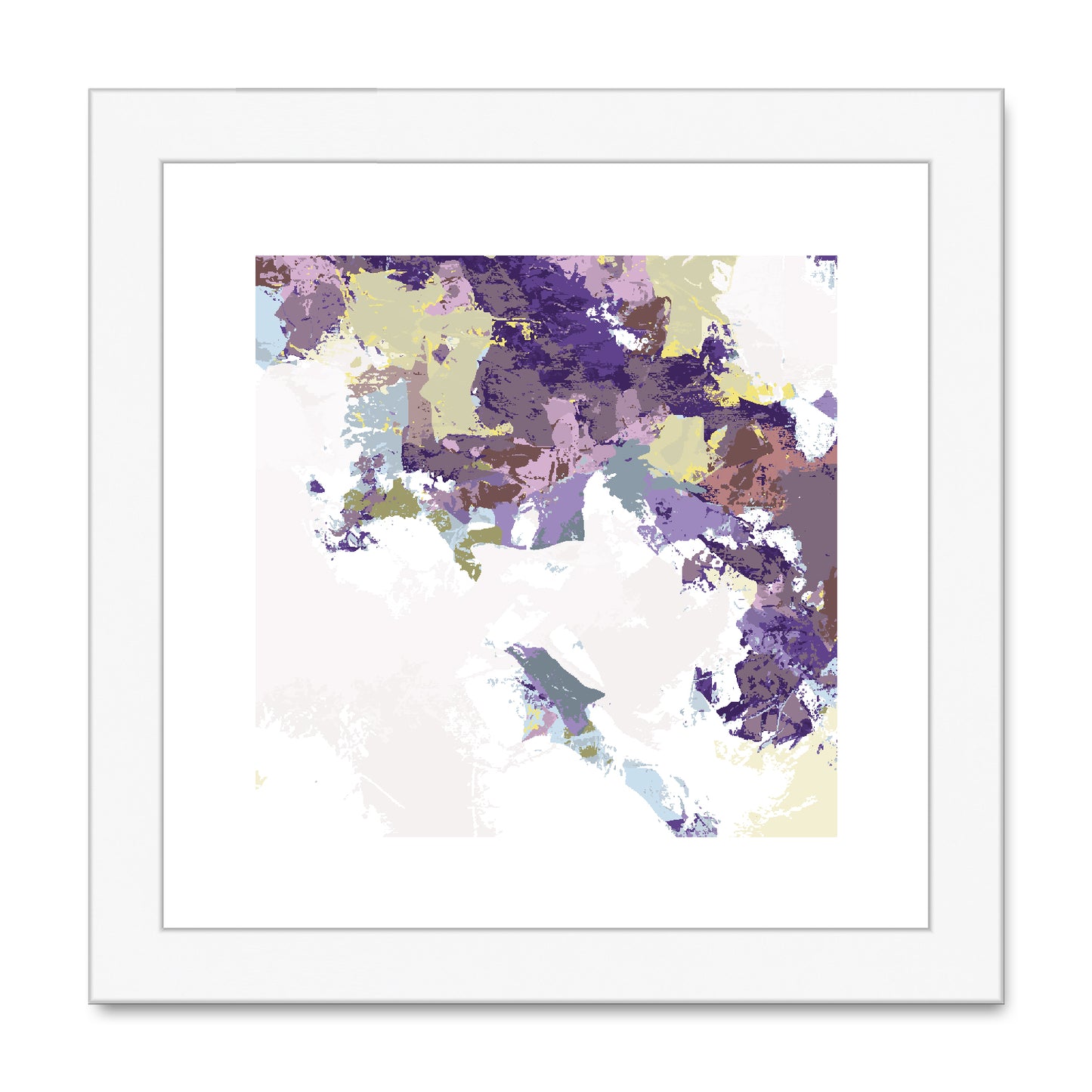 Framed Graphic Art Print, White Mat - 8x8 12x12 16x16 20x20 24x24 28x28 inches | FPS-1140-7693
