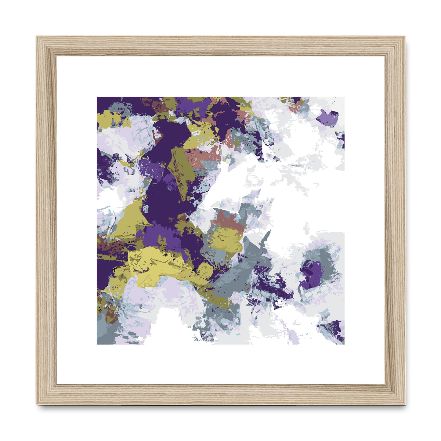 Framed Graphic Art Print, White Mat - 8x8 12x12 16x16 20x20 24x24 28x28 inches | FPS-1140-7695