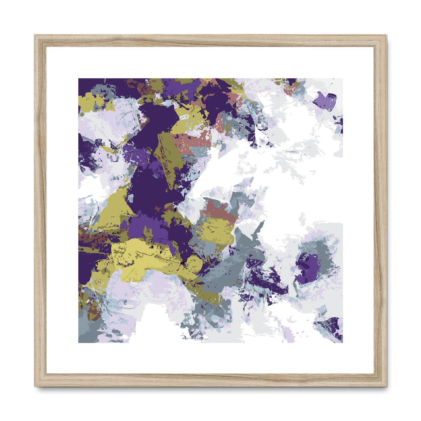 Framed Graphic Art Print, White Mat - 8x8 12x12 16x16 20x20 24x24 28x28 inches | FPS-1140-7695