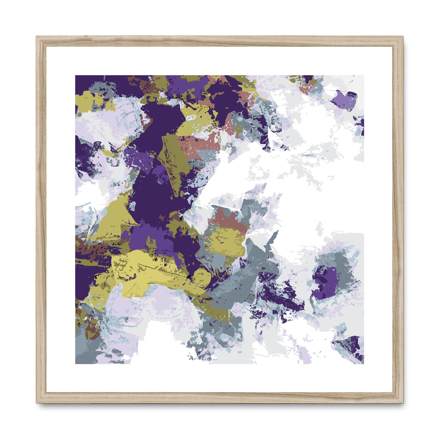 Framed Graphic Art Print, White Mat - 8x8 12x12 16x16 20x20 24x24 28x28 inches | FPS-1140-7695