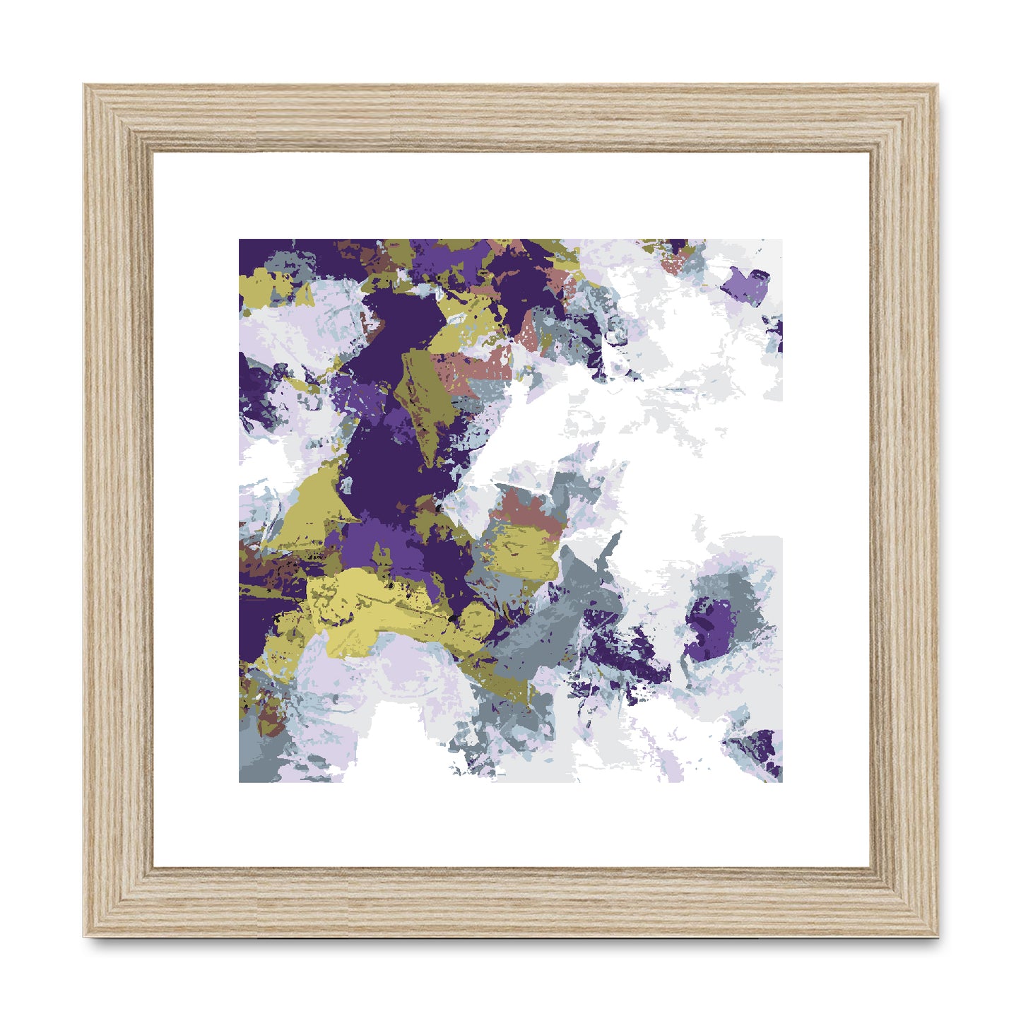 Framed Graphic Art Print, White Mat - 8x8 12x12 16x16 20x20 24x24 28x28 inches | FPS-1140-7695