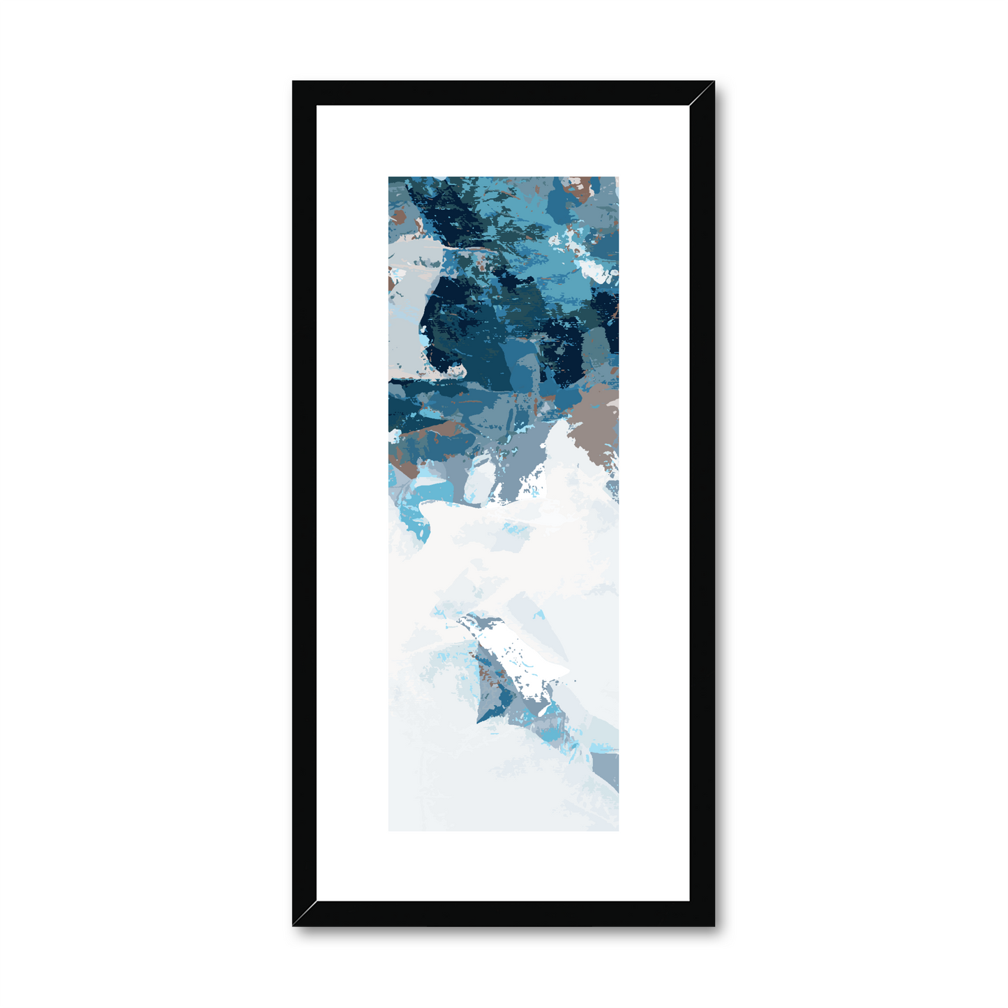 Framed Graphic Art Print, White Mat - 12x24 inches | FP-1150-7693
