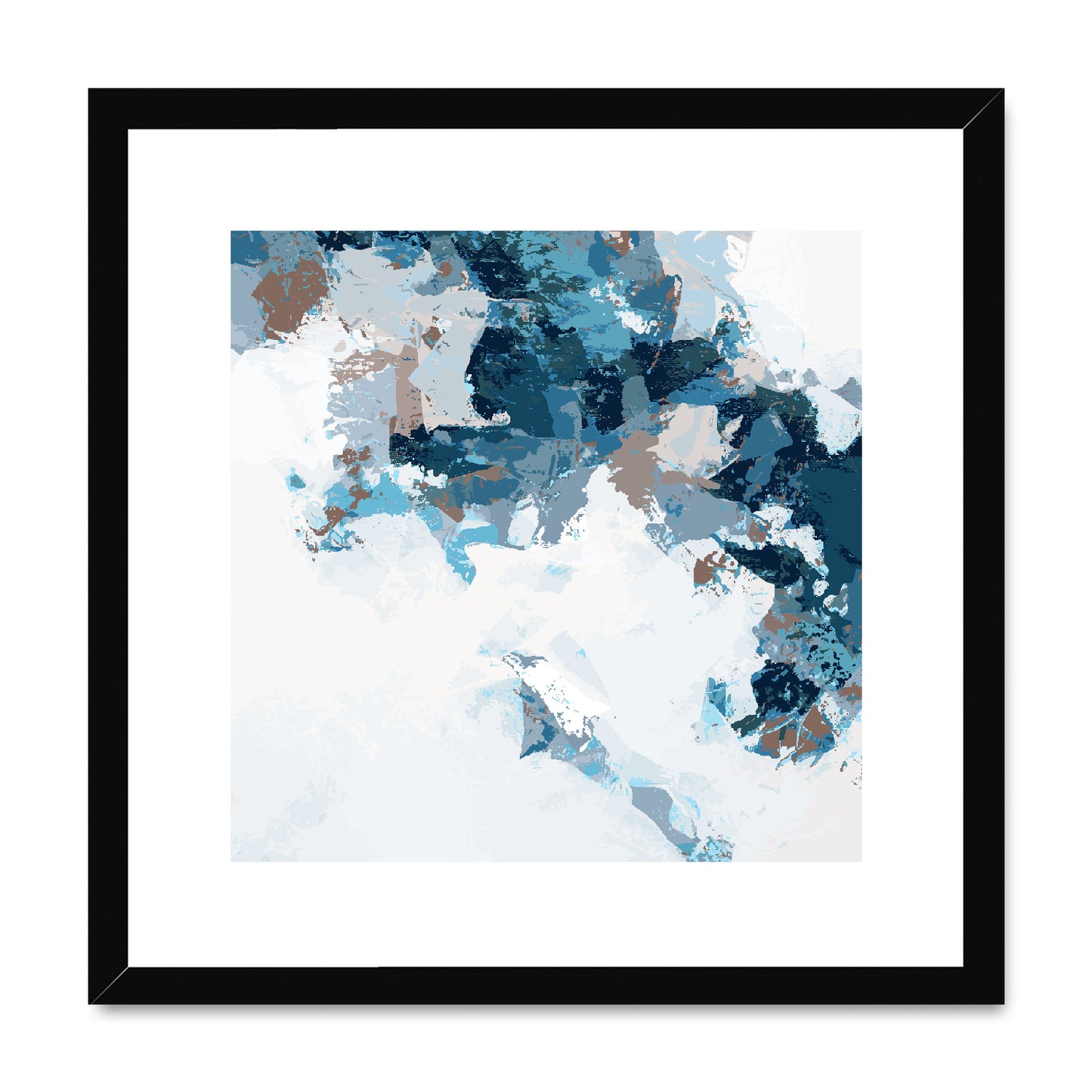Framed Graphic Art Print, White Mat - 8x8 12x12 16x16 20x20 24x24 28x28 inches | FPS-1150-7693