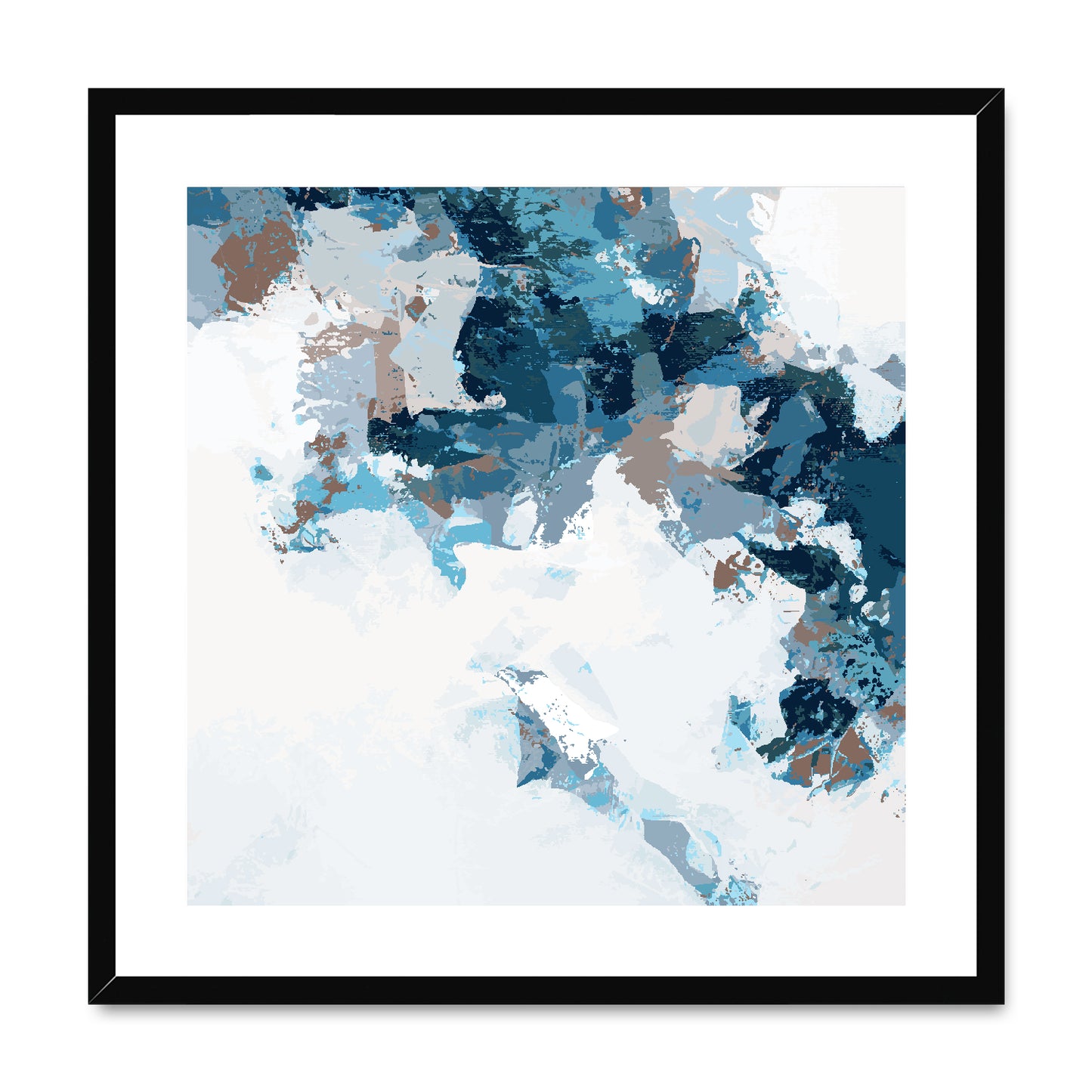 Framed Graphic Art Print, White Mat - 8x8 12x12 16x16 20x20 24x24 28x28 inches | FPS-1150-7693