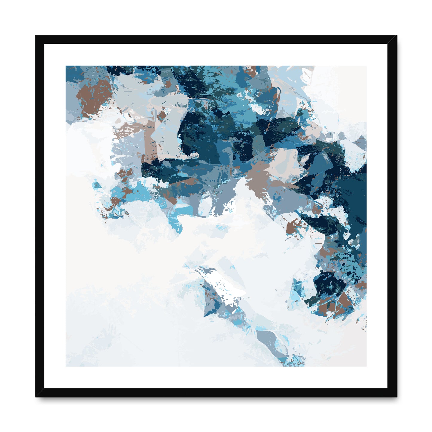Framed Graphic Art Print, White Mat - 8x8 12x12 16x16 20x20 24x24 28x28 inches | FPS-1150-7693