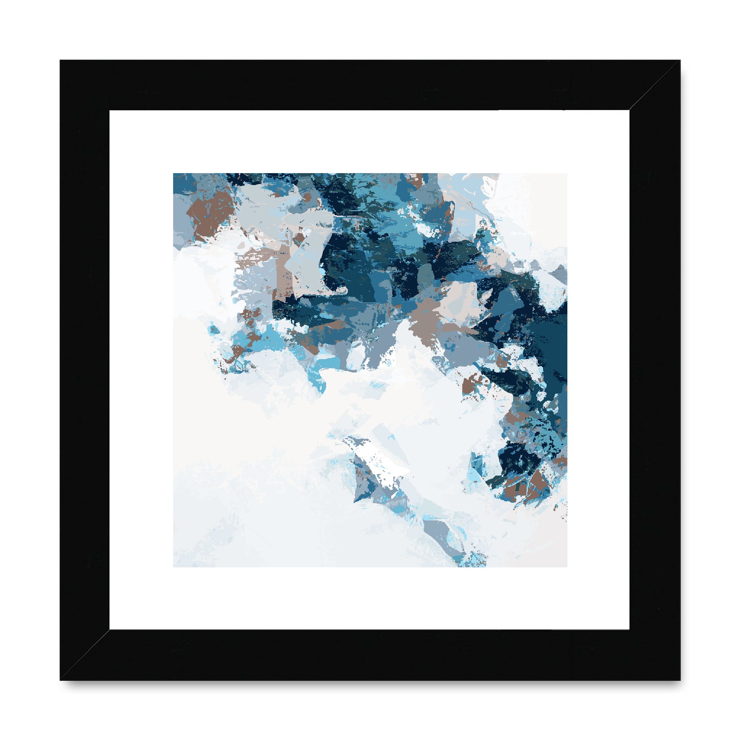 Framed Graphic Art Print, White Mat - 8x8 12x12 16x16 20x20 24x24 28x28 inches | FPS-1150-7693