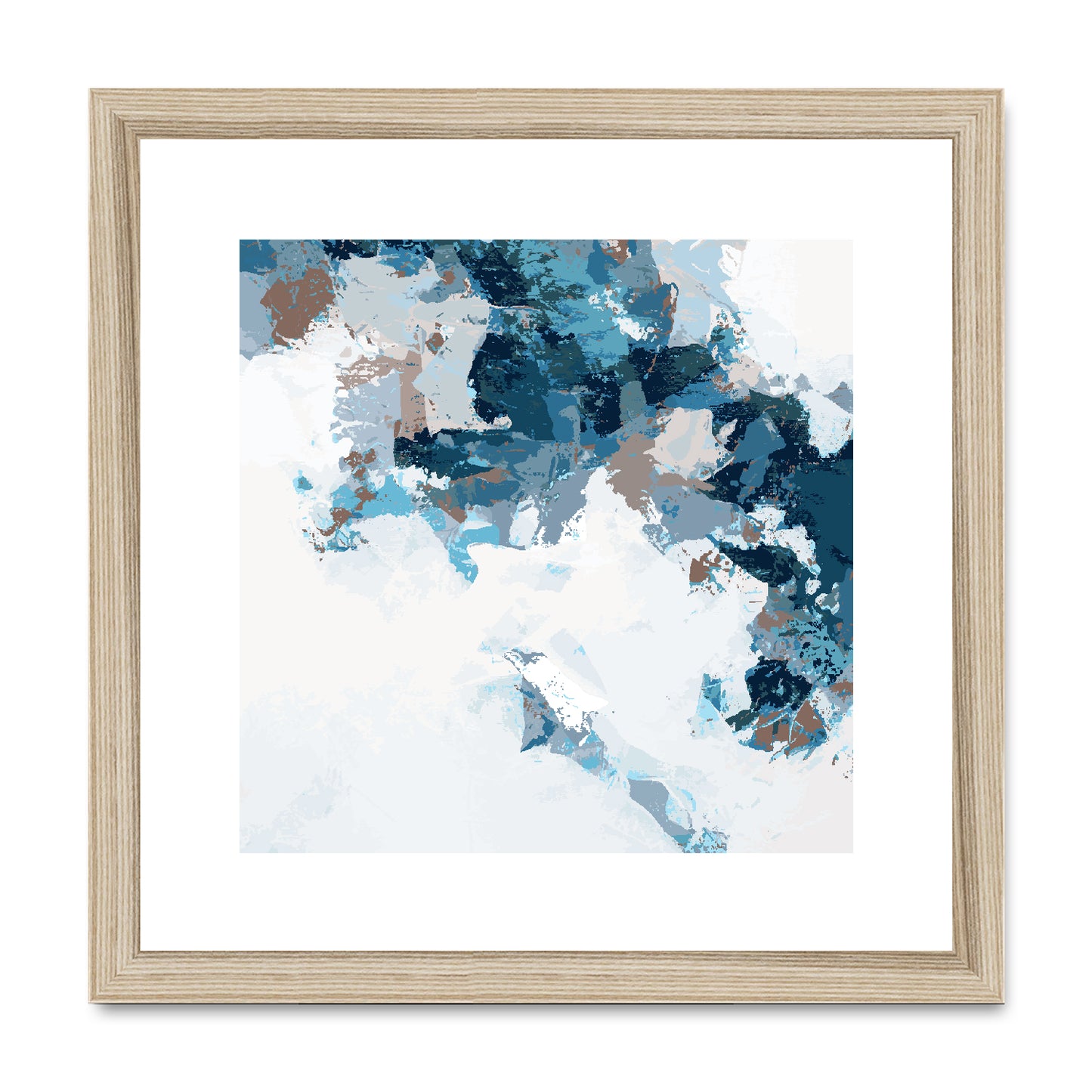 Framed Graphic Art Print, White Mat - 8x8 12x12 16x16 20x20 24x24 28x28 inches | FPS-1150-7693