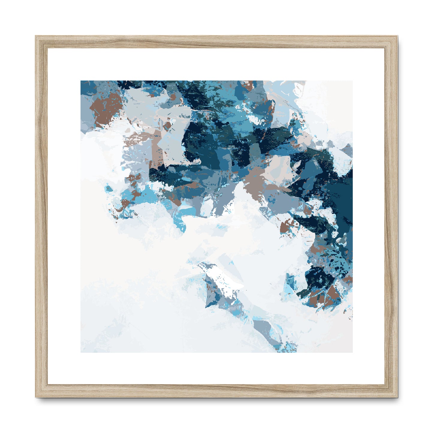 Framed Graphic Art Print, White Mat - 8x8 12x12 16x16 20x20 24x24 28x28 inches | FPS-1150-7693