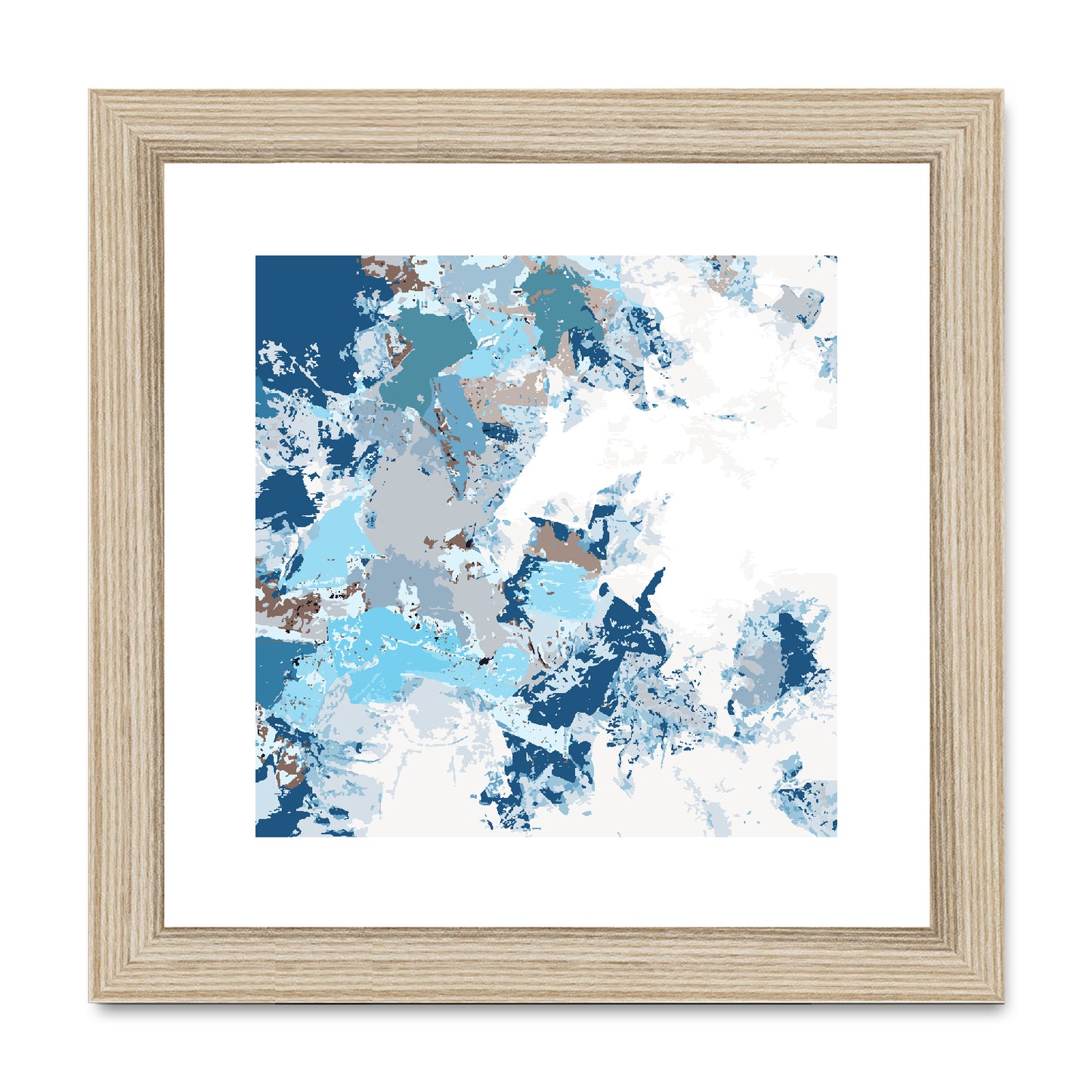 Framed Graphic Art Print, White Mat - 8x8 12x12 16x16 20x20 24x24 28x28 inches | FPS-1150-7695