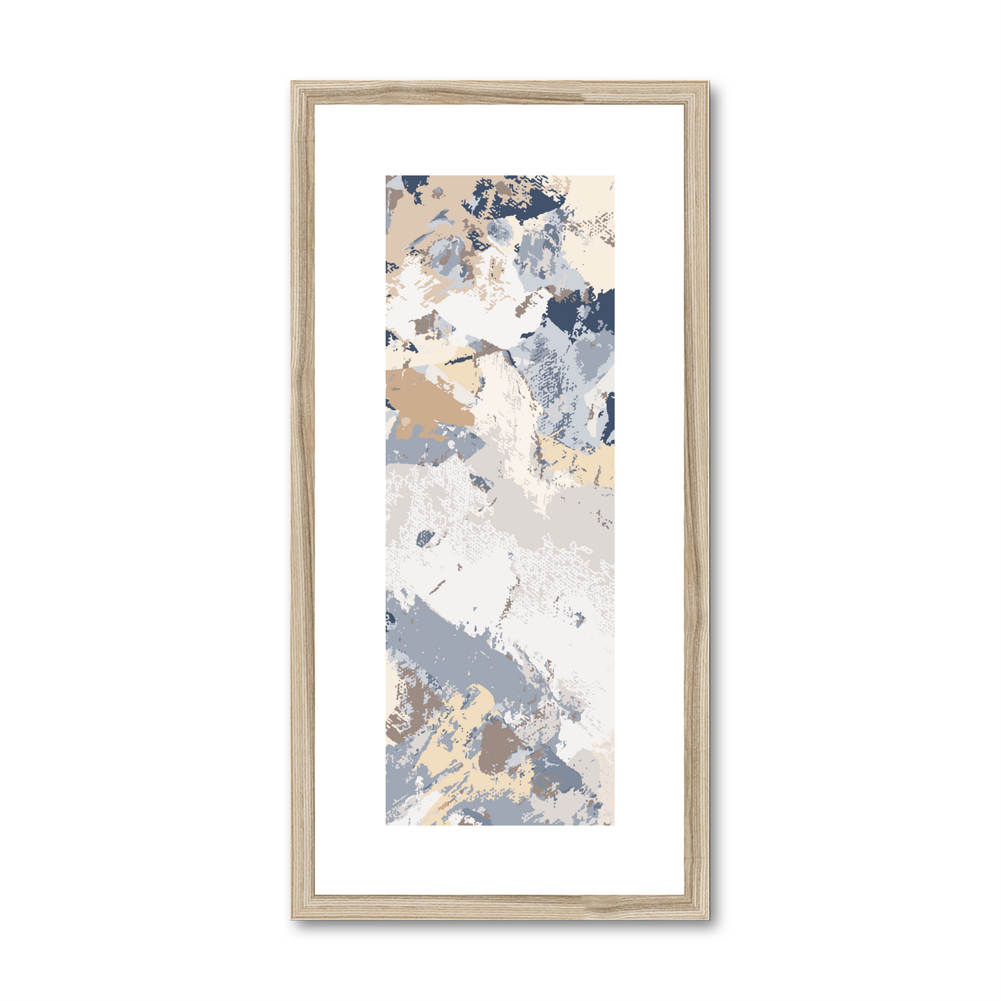 Framed Graphic Art Print, White Mat - 12x24 inches | FP-1160-7689