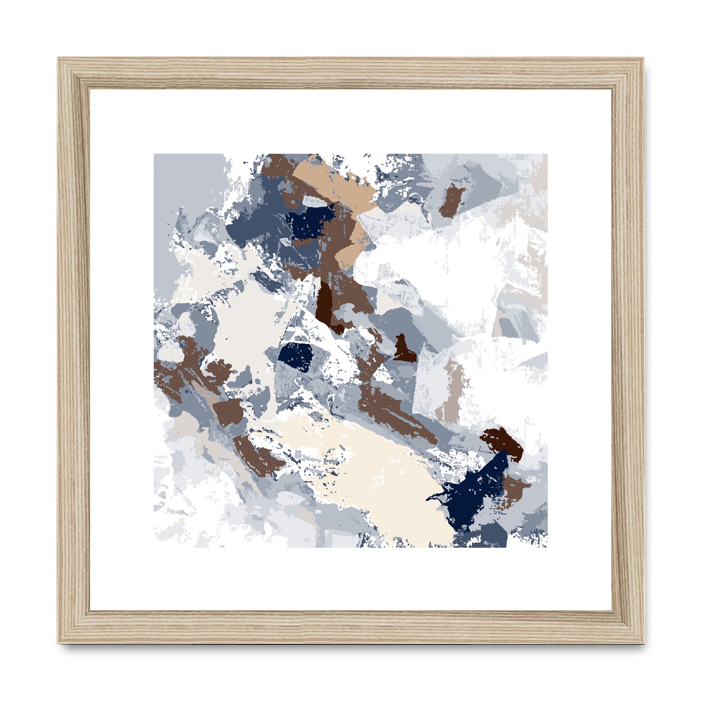 Framed Graphic Art Print, White Mat - 8x8 12x12 16x16 20x20 24x24 28x28 inches | FPS-1160-7690