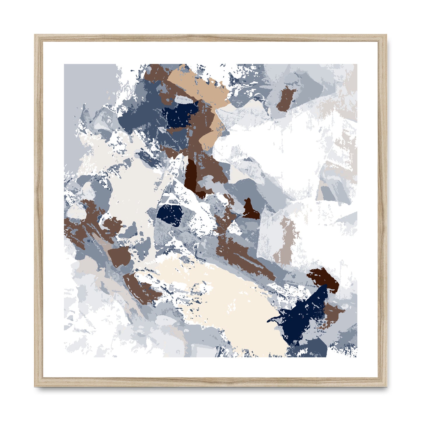 Framed Graphic Art Print, White Mat - 8x8 12x12 16x16 20x20 24x24 28x28 inches | FPS-1160-7690
