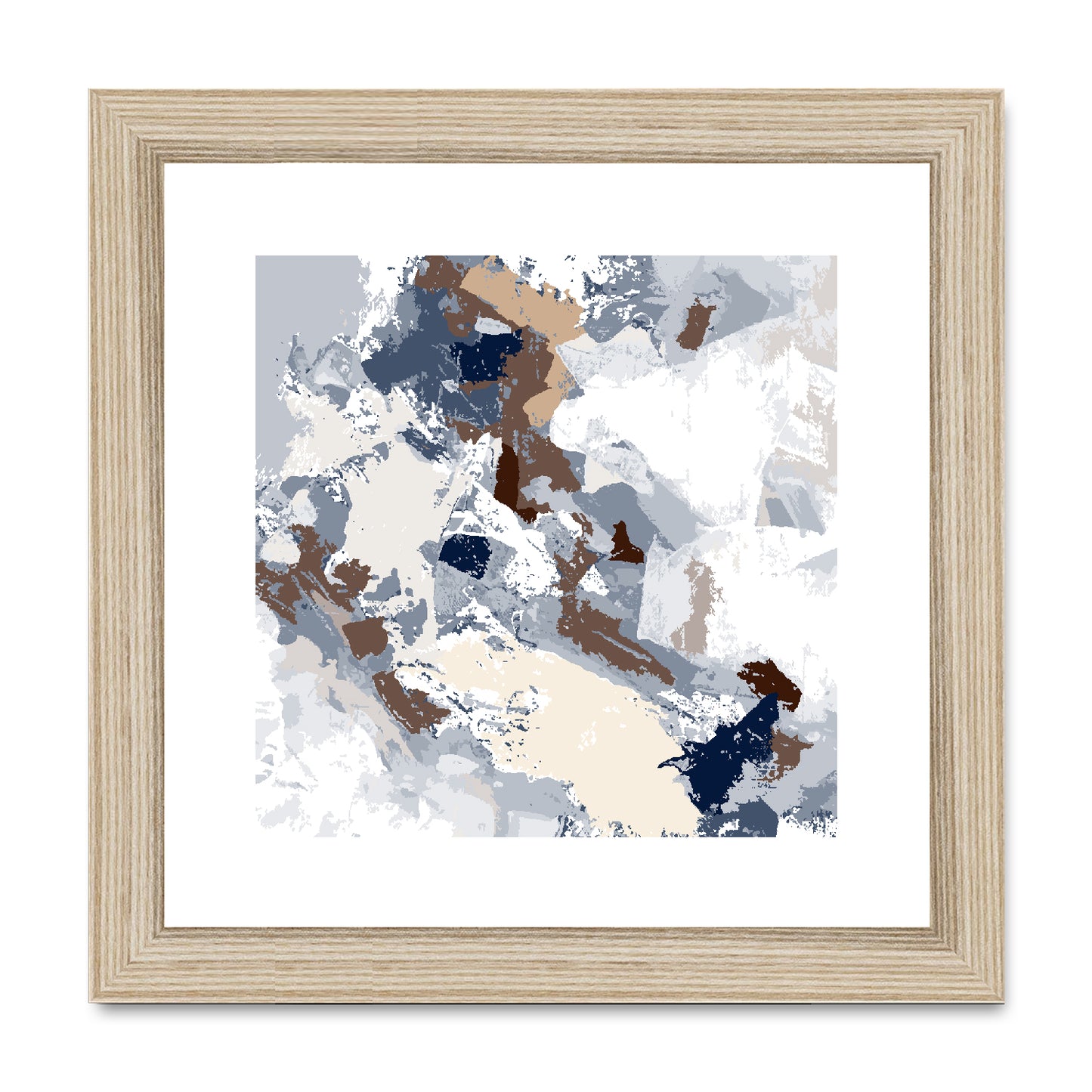 Framed Graphic Art Print, White Mat - 8x8 12x12 16x16 20x20 24x24 28x28 inches | FPS-1160-7690
